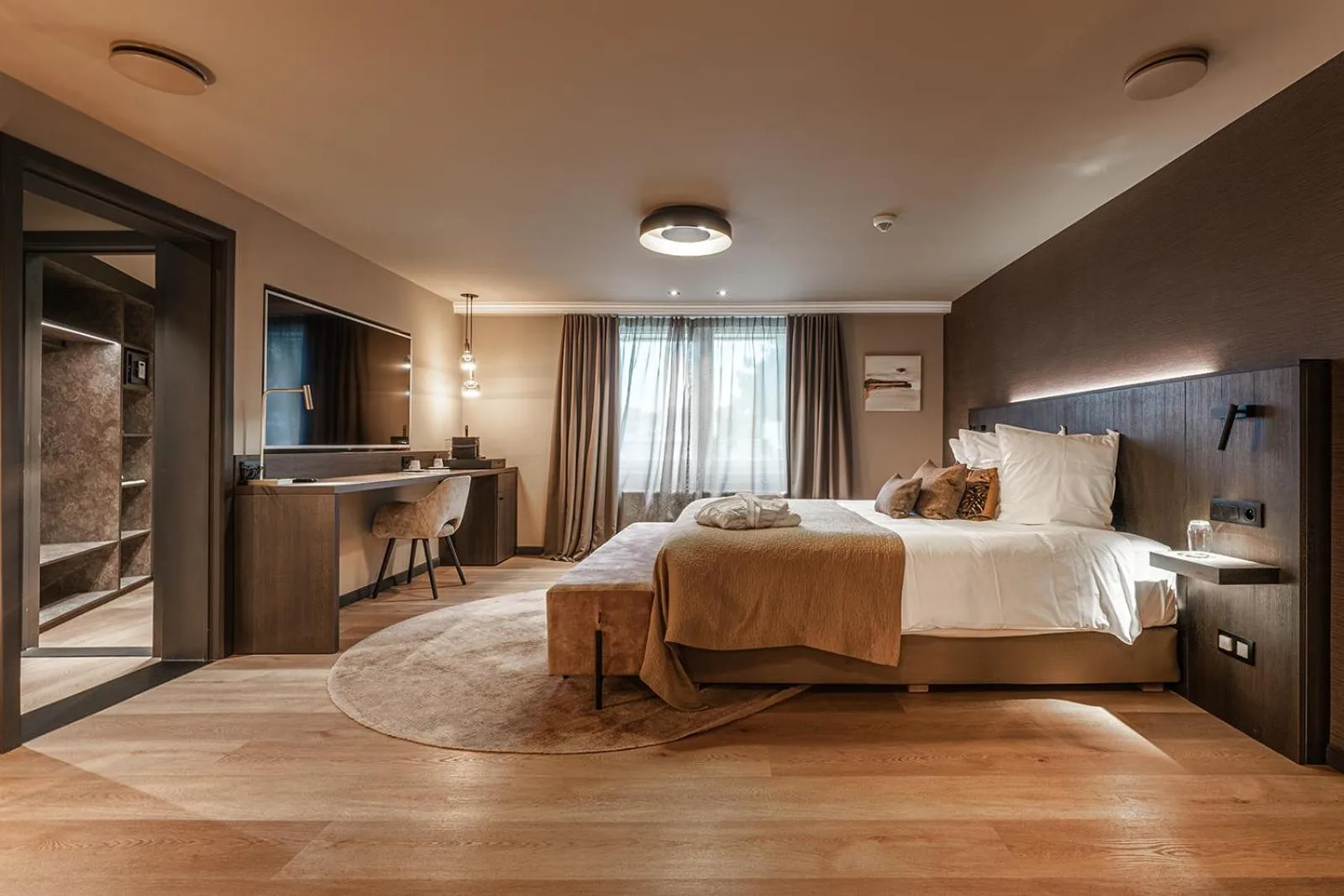 Bed in Hotel Britannia