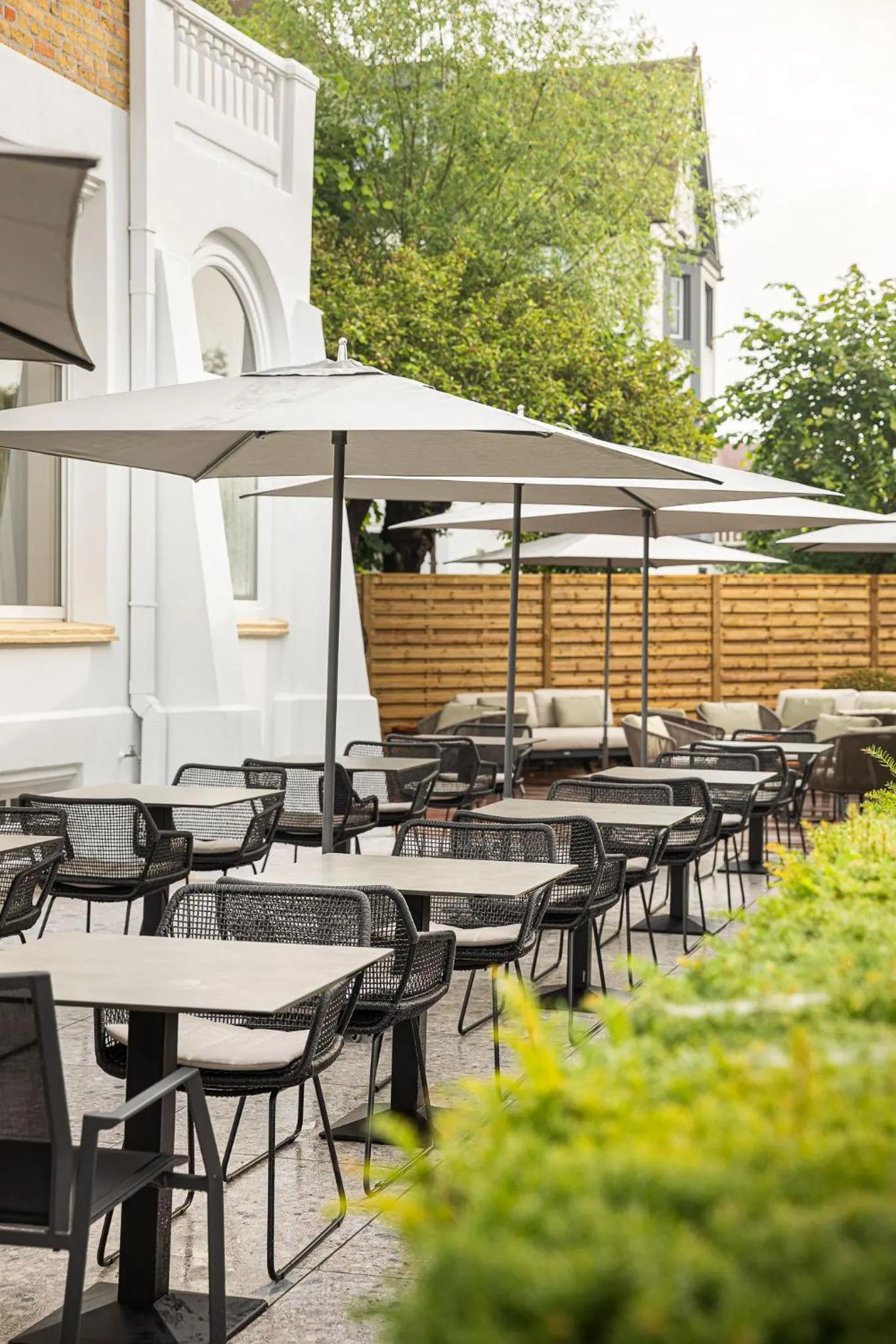 Patio in Hotel Britannia