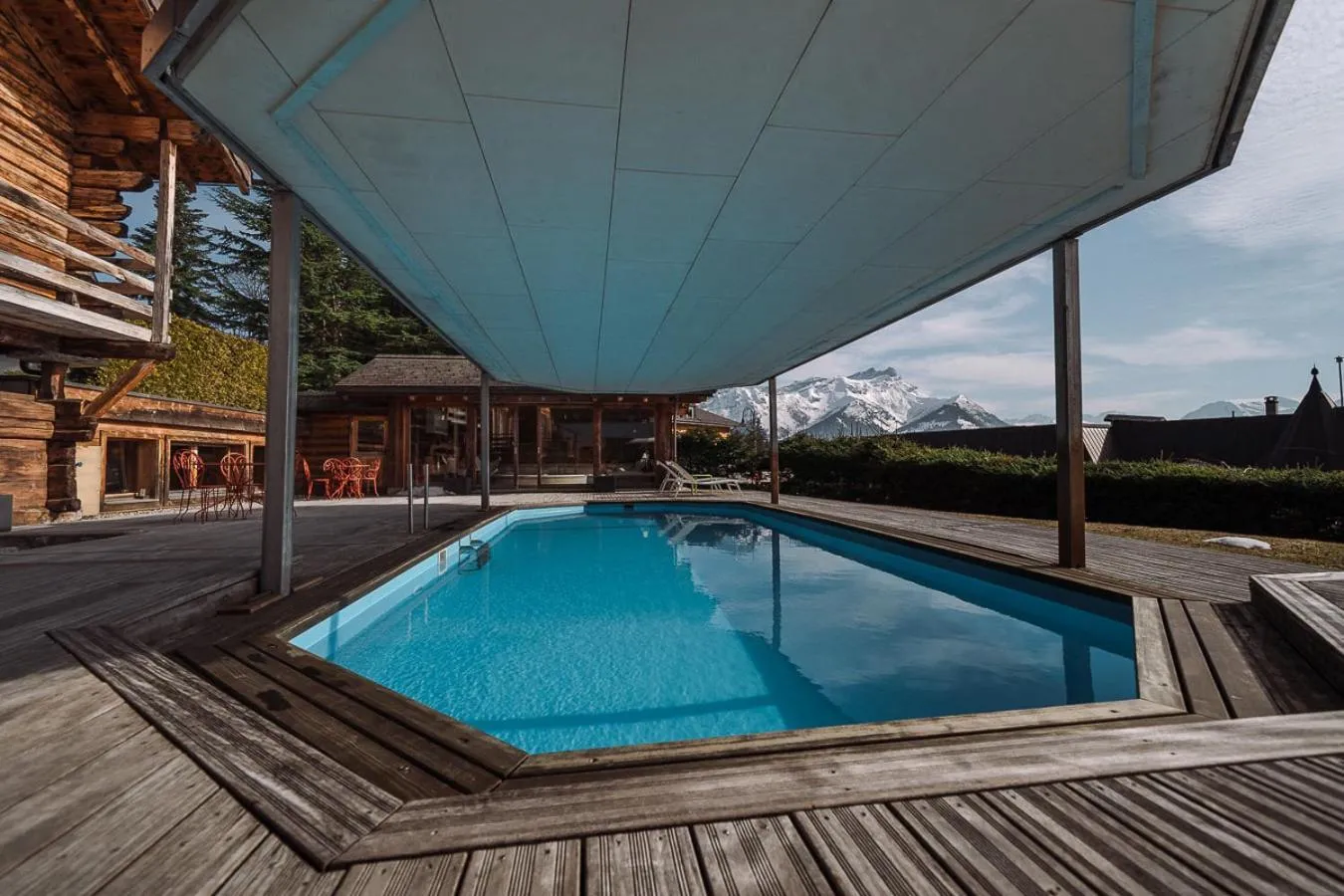 Swimming pool in Les Mazots du Clos