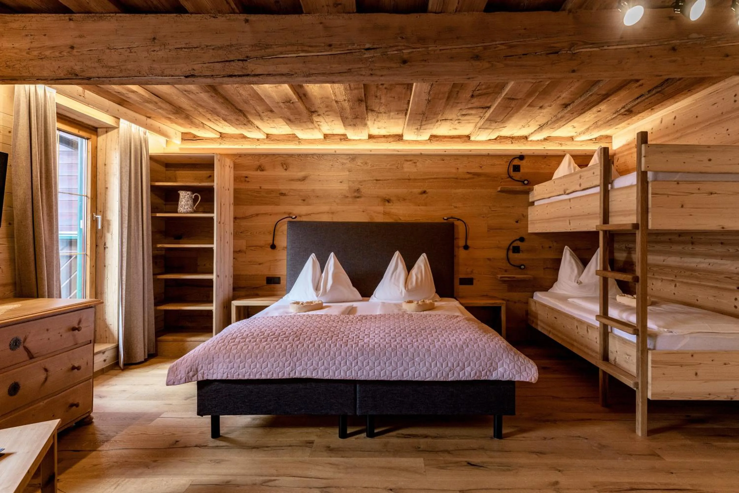 Bed in Das kleine Bio Hotel Tiefenbach