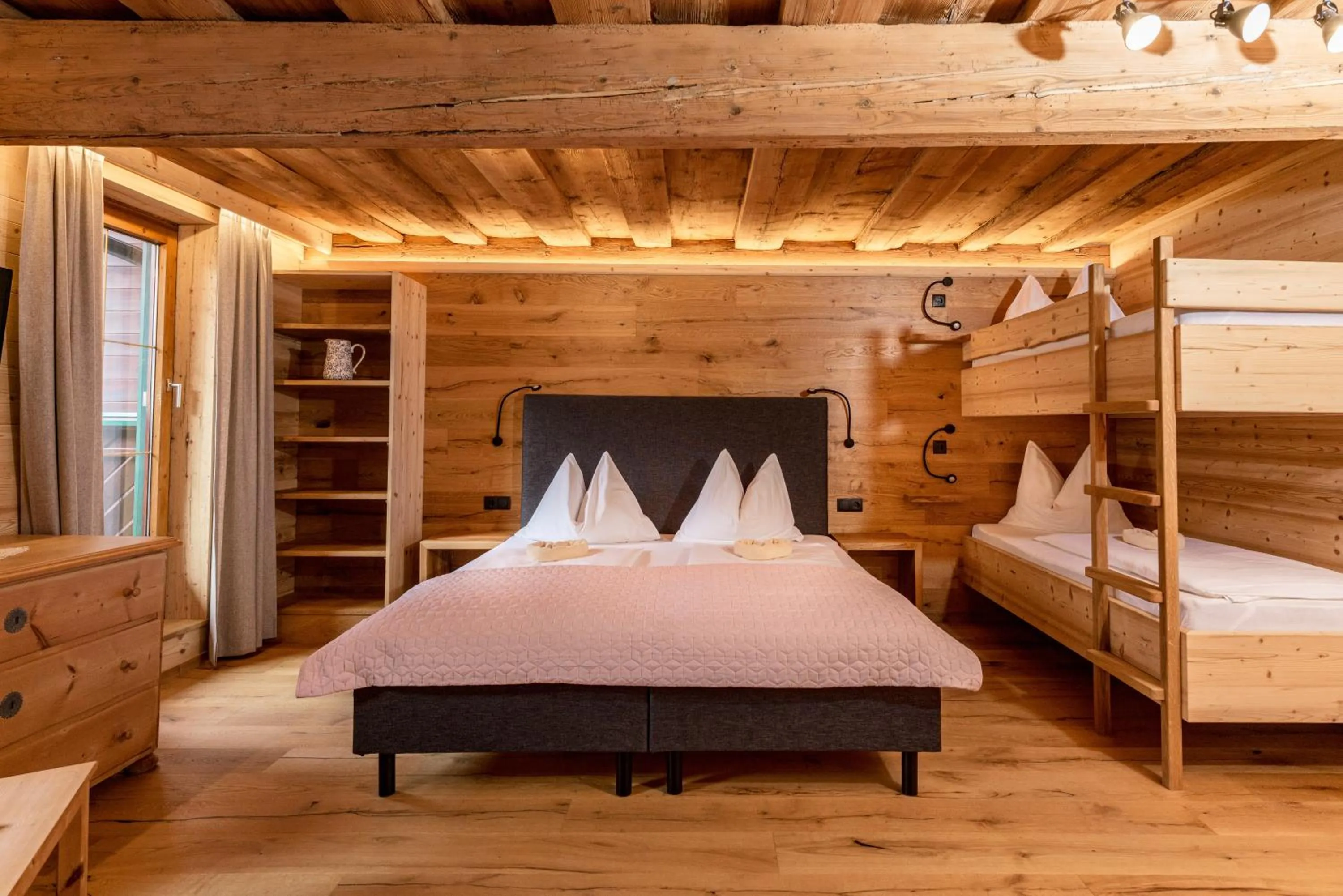 Bed in Das kleine Bio Hotel Tiefenbach