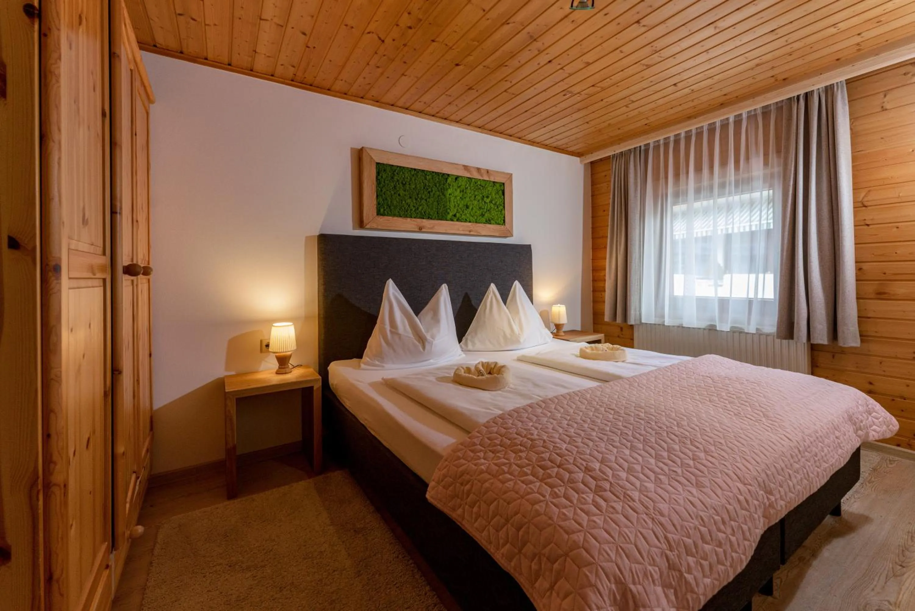 Bed in Das kleine Bio Hotel Tiefenbach