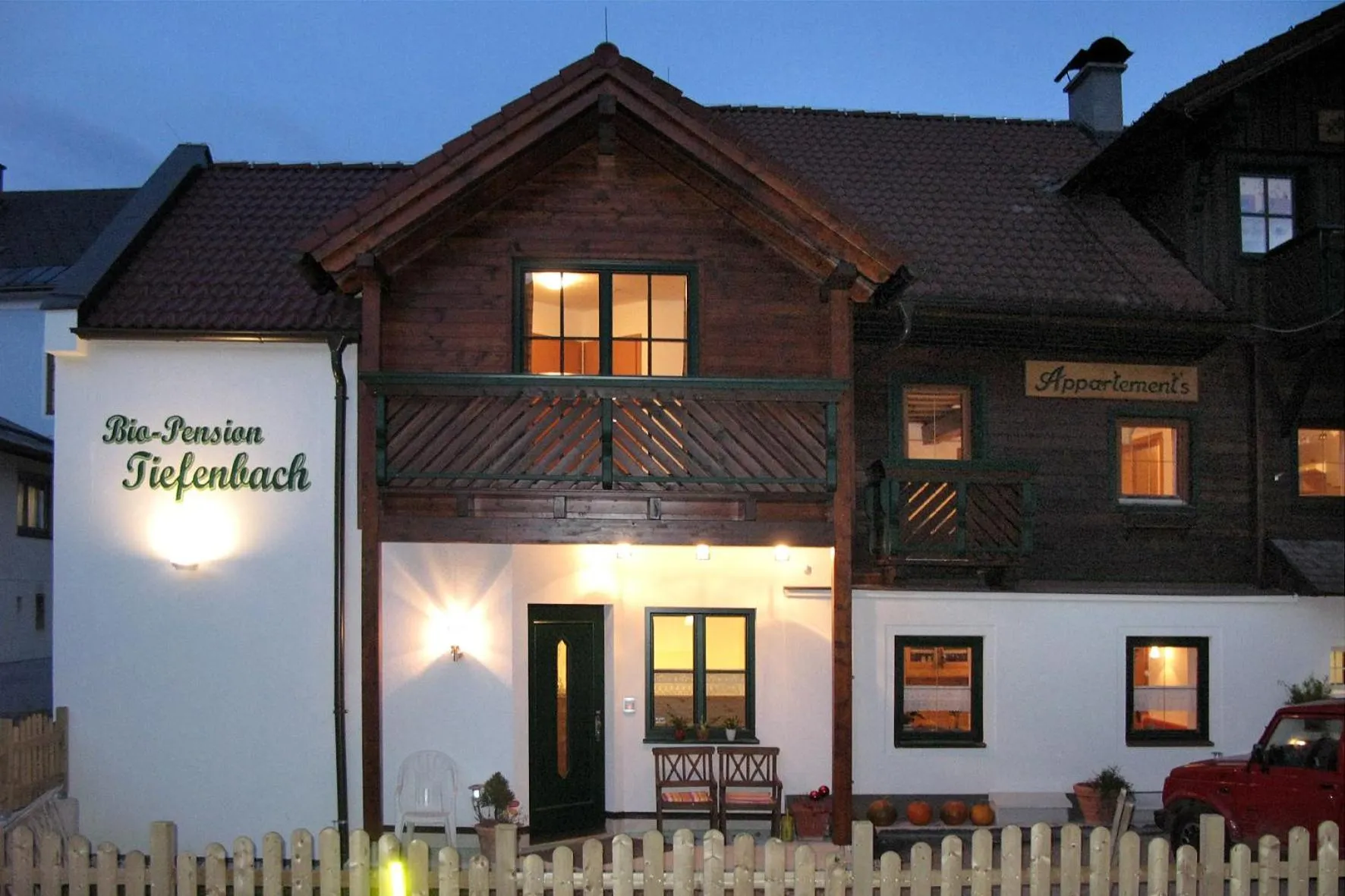 Property building in Das kleine Bio Hotel Tiefenbach