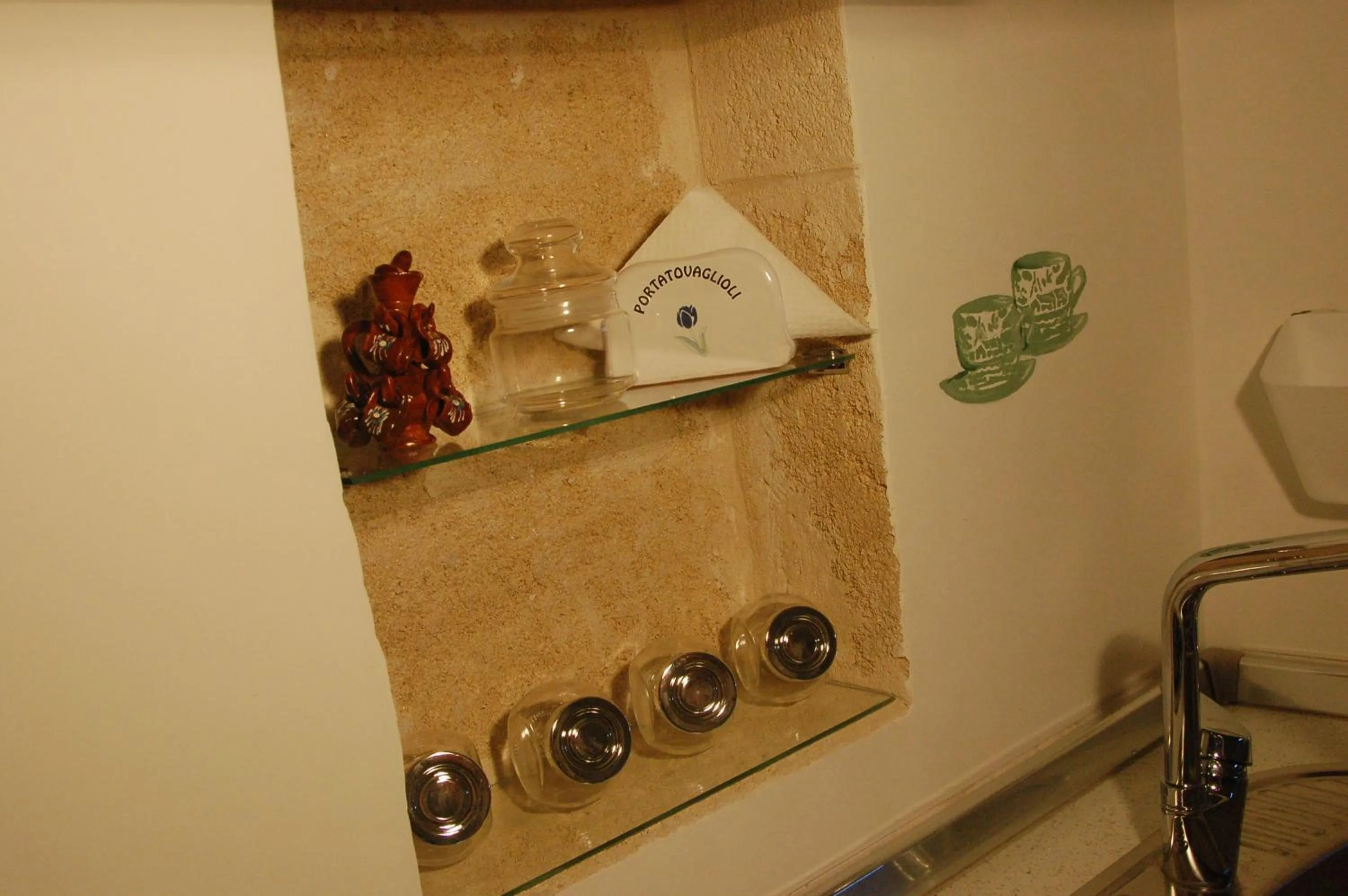 Decorative detail in Antro delle Muse