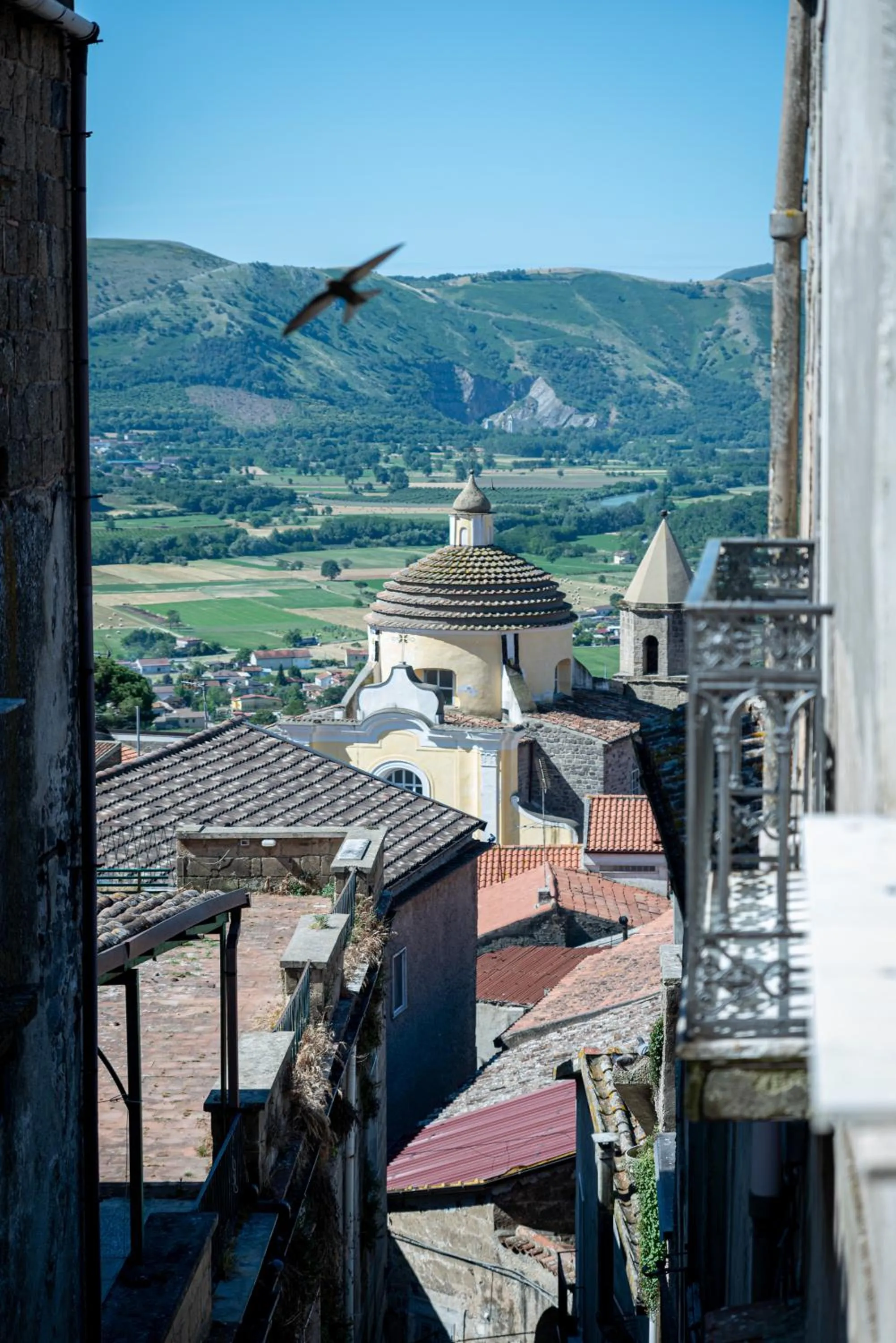 Bird's eye view in L'Antica Caiatia