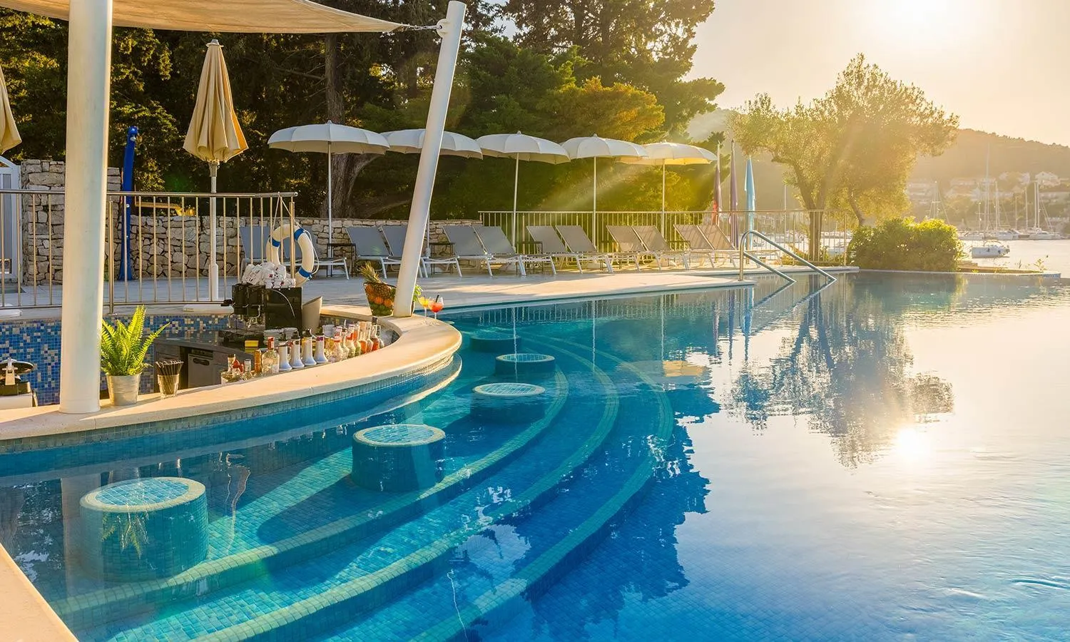 Swimming pool in Aminess Vival Port9 Resort