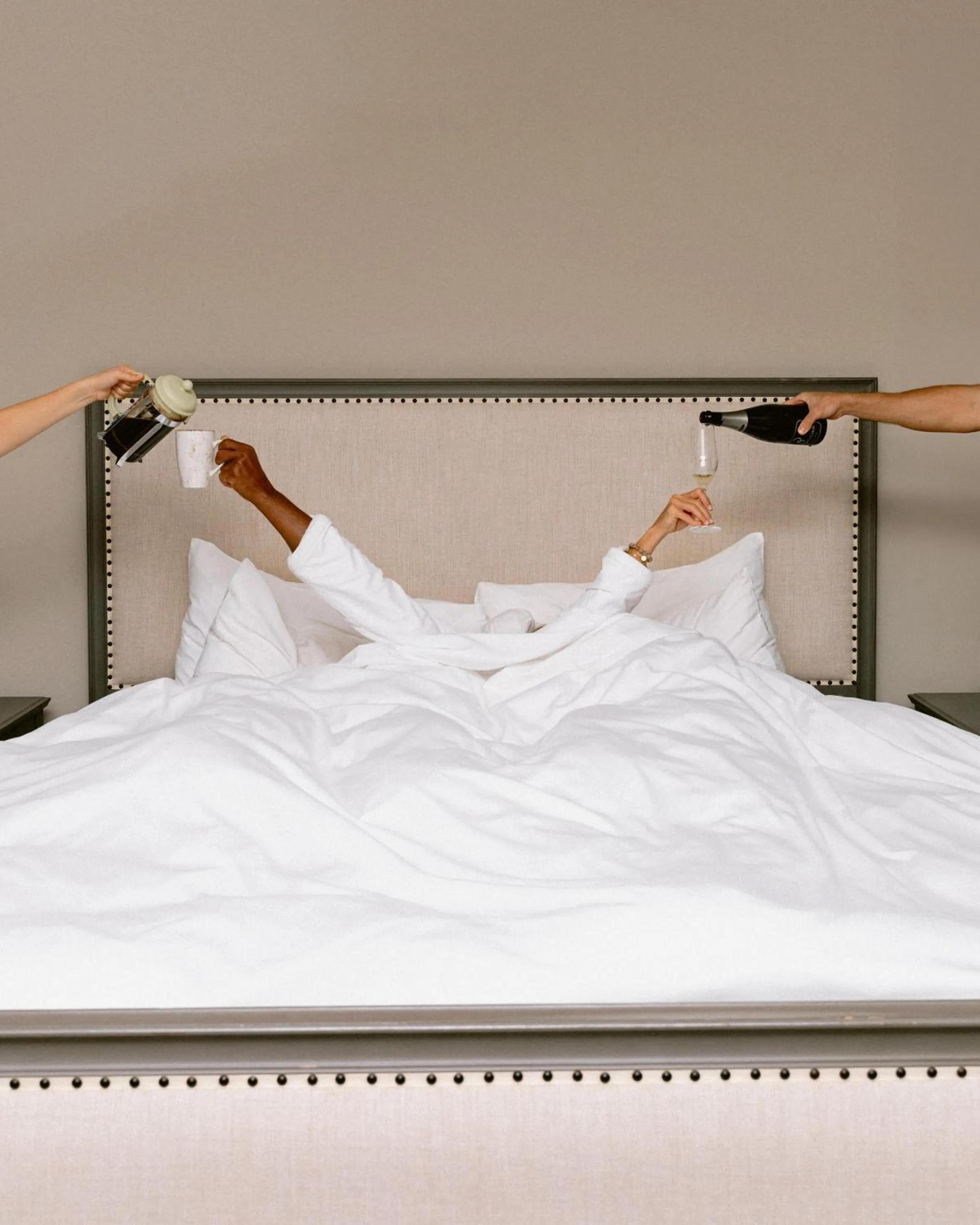 Bed in The Loren at Pink Beach