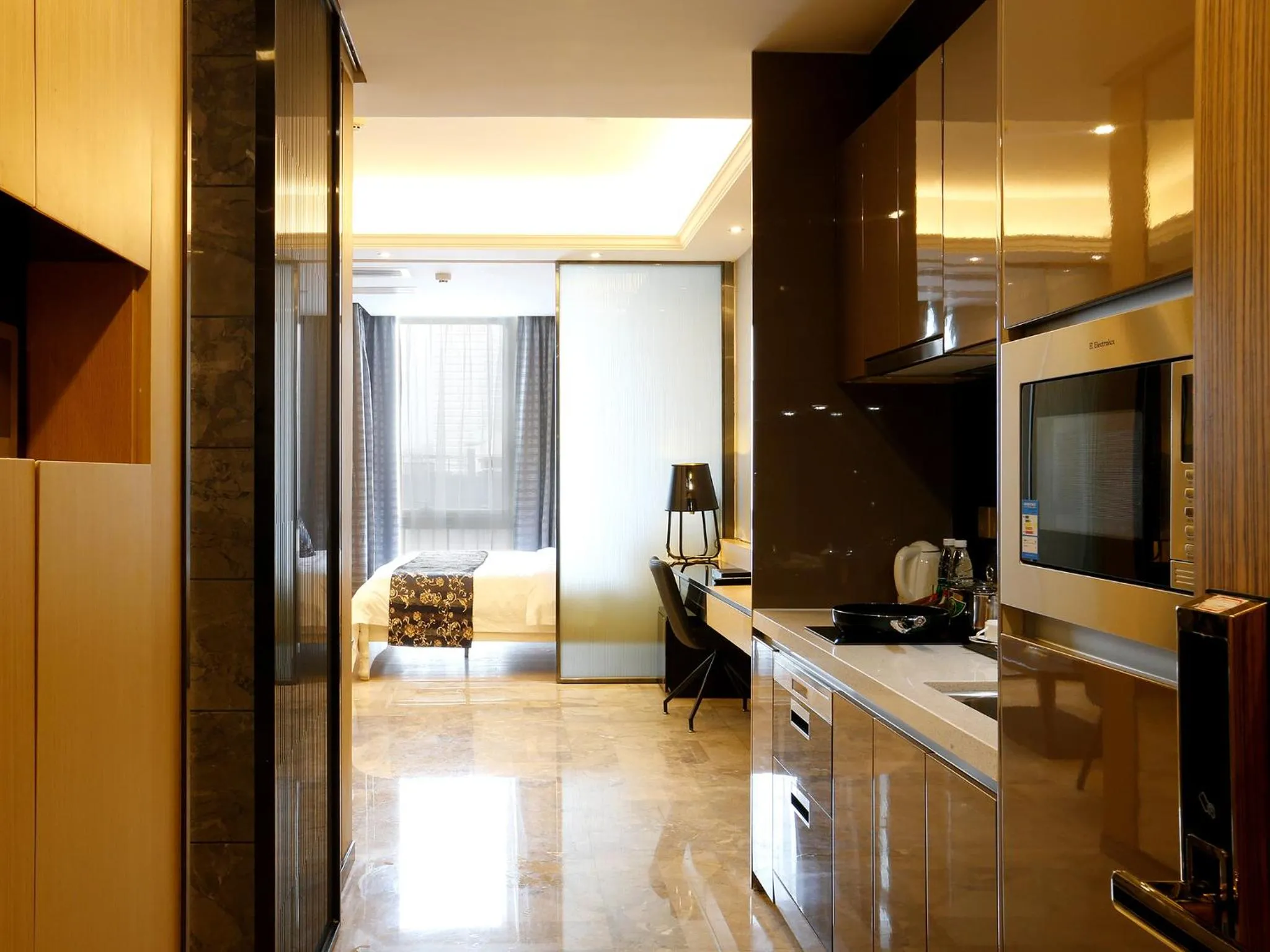 Bedroom in Pengman Beijing Road A-mall Apartment