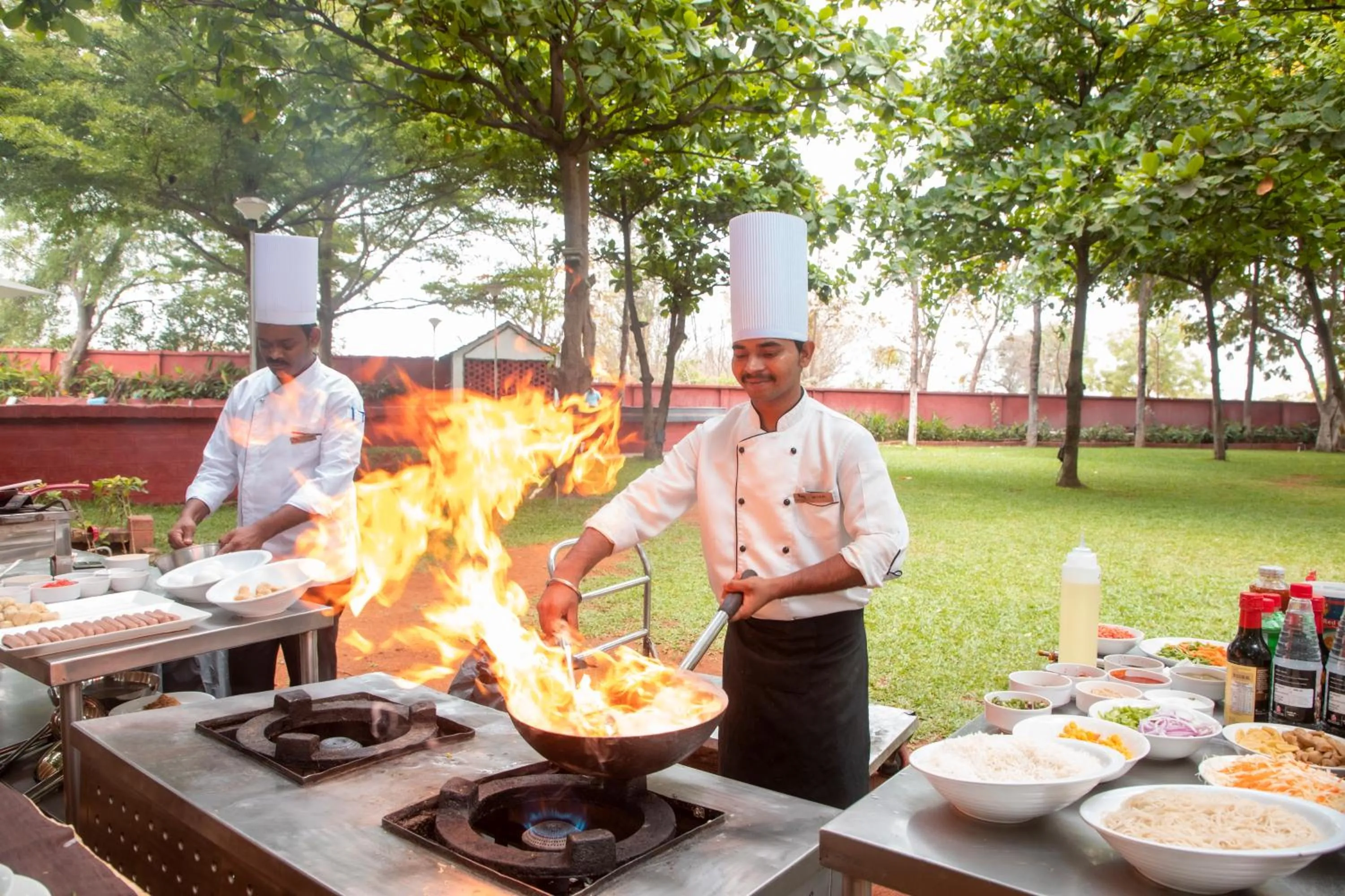 Garden view in The Greenfields Resort and Convention