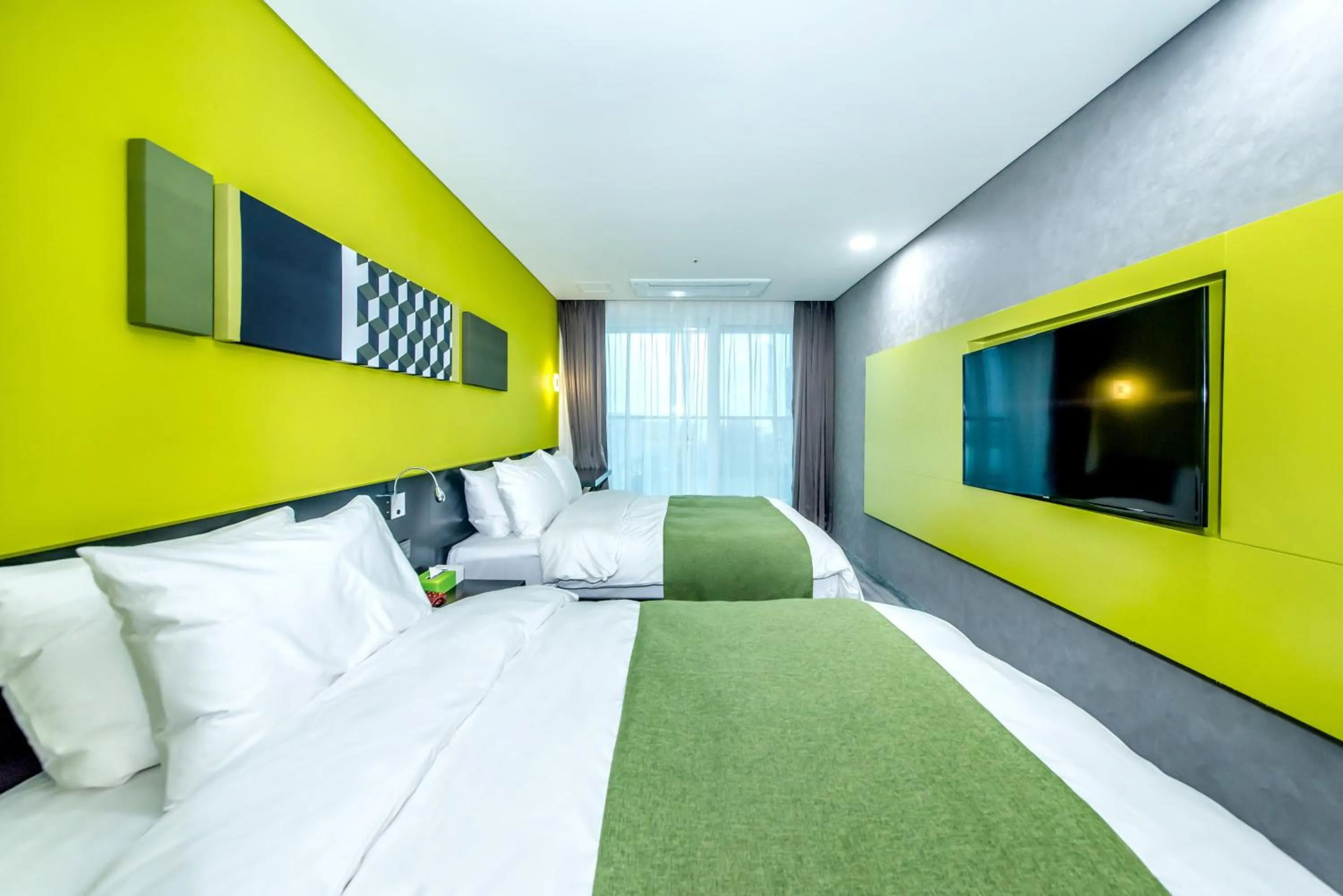 Bedroom, Bed in Co-op City Hotel Seongsan