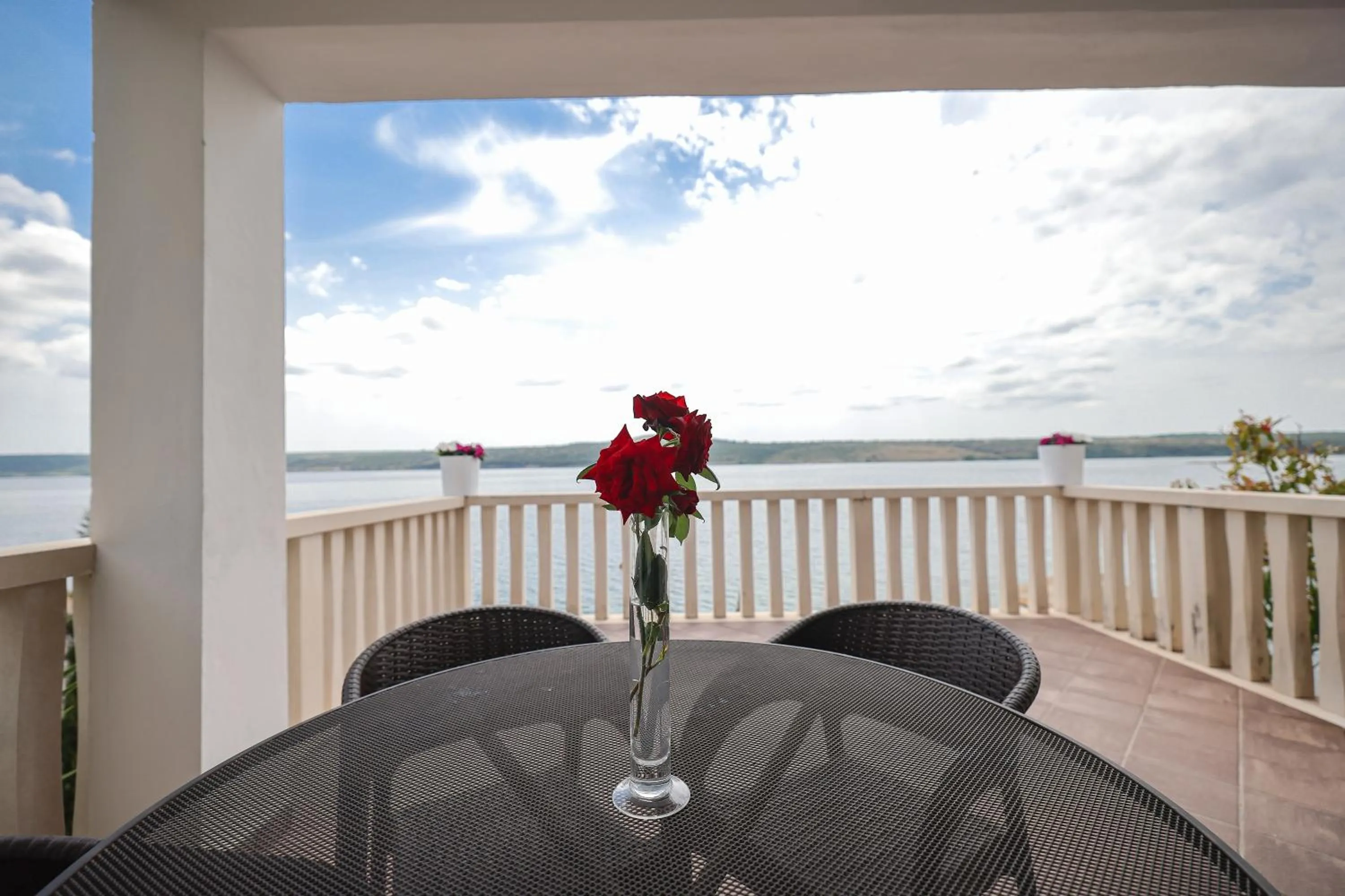 Balcony/Terrace in Hotel Lucija