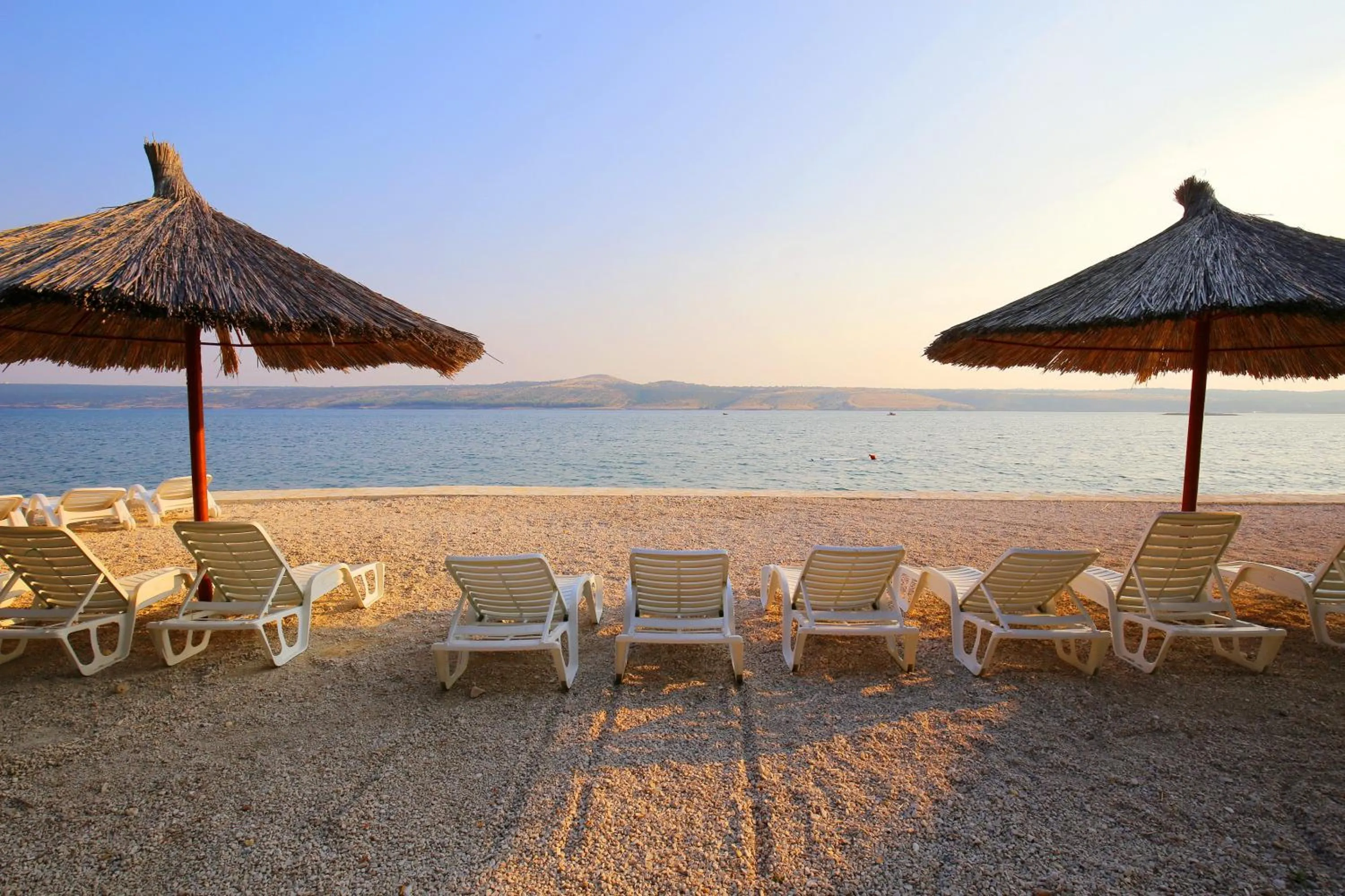 Beach in Hotel Lucija