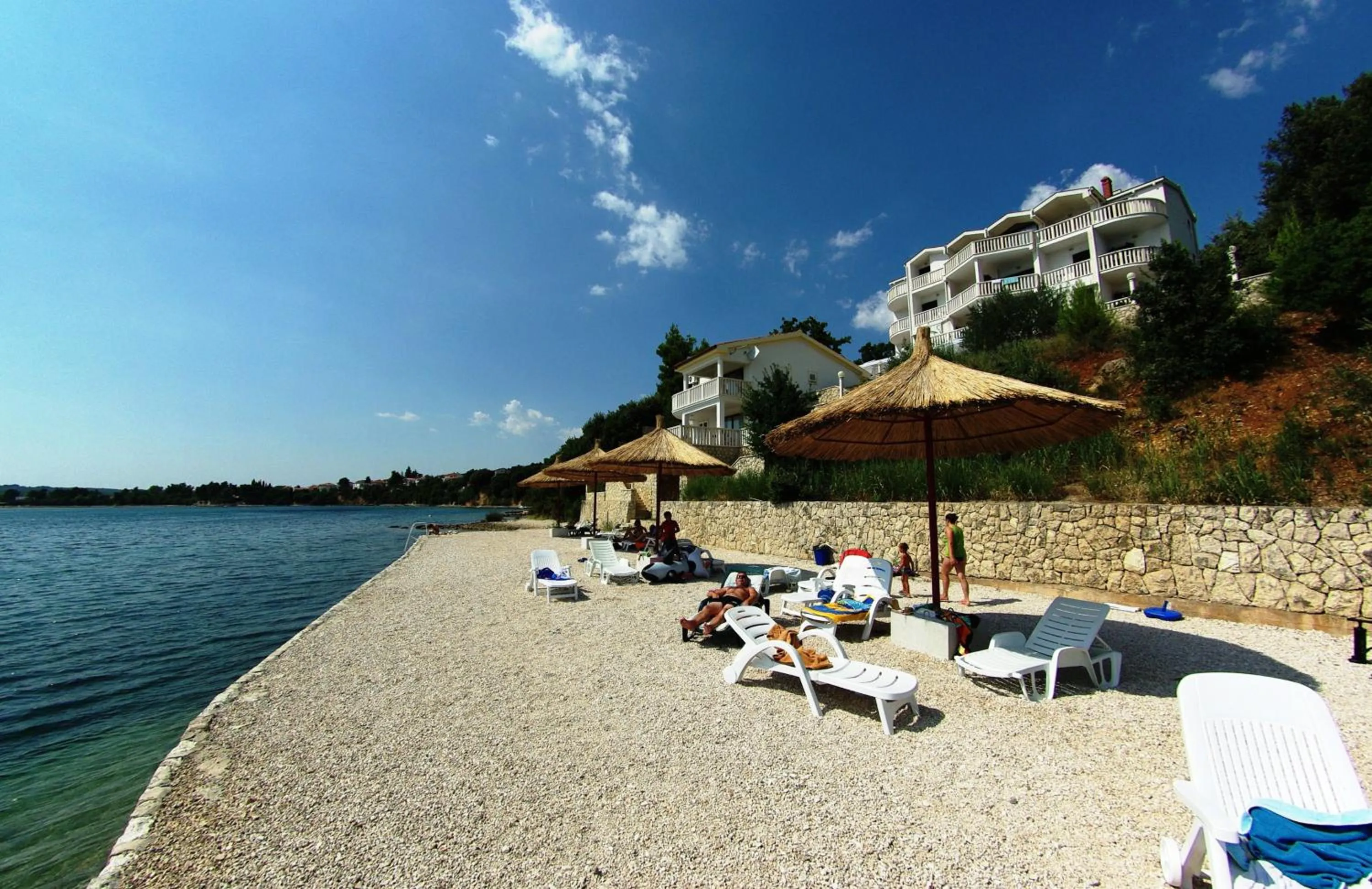 Beach in Hotel Lucija