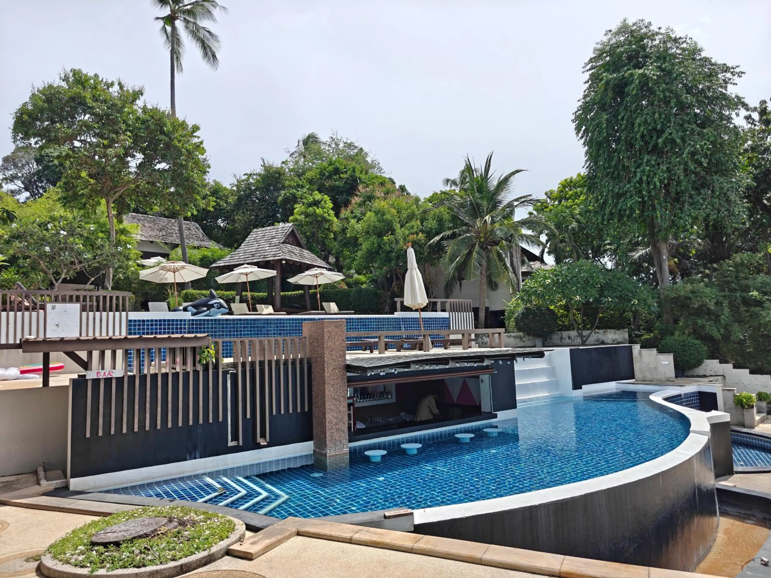 Pool view in Bhundhari Resort & Villas Samui
