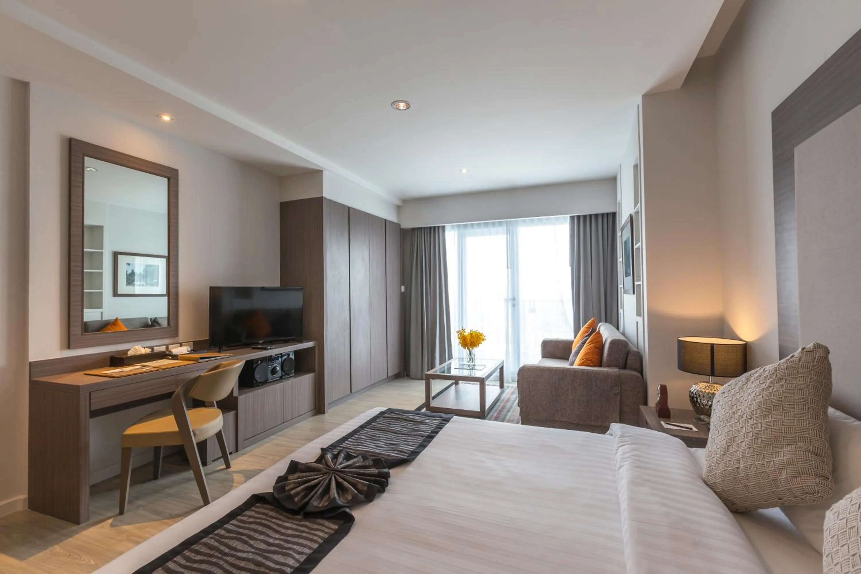 Bed in Kantary Hotel Korat