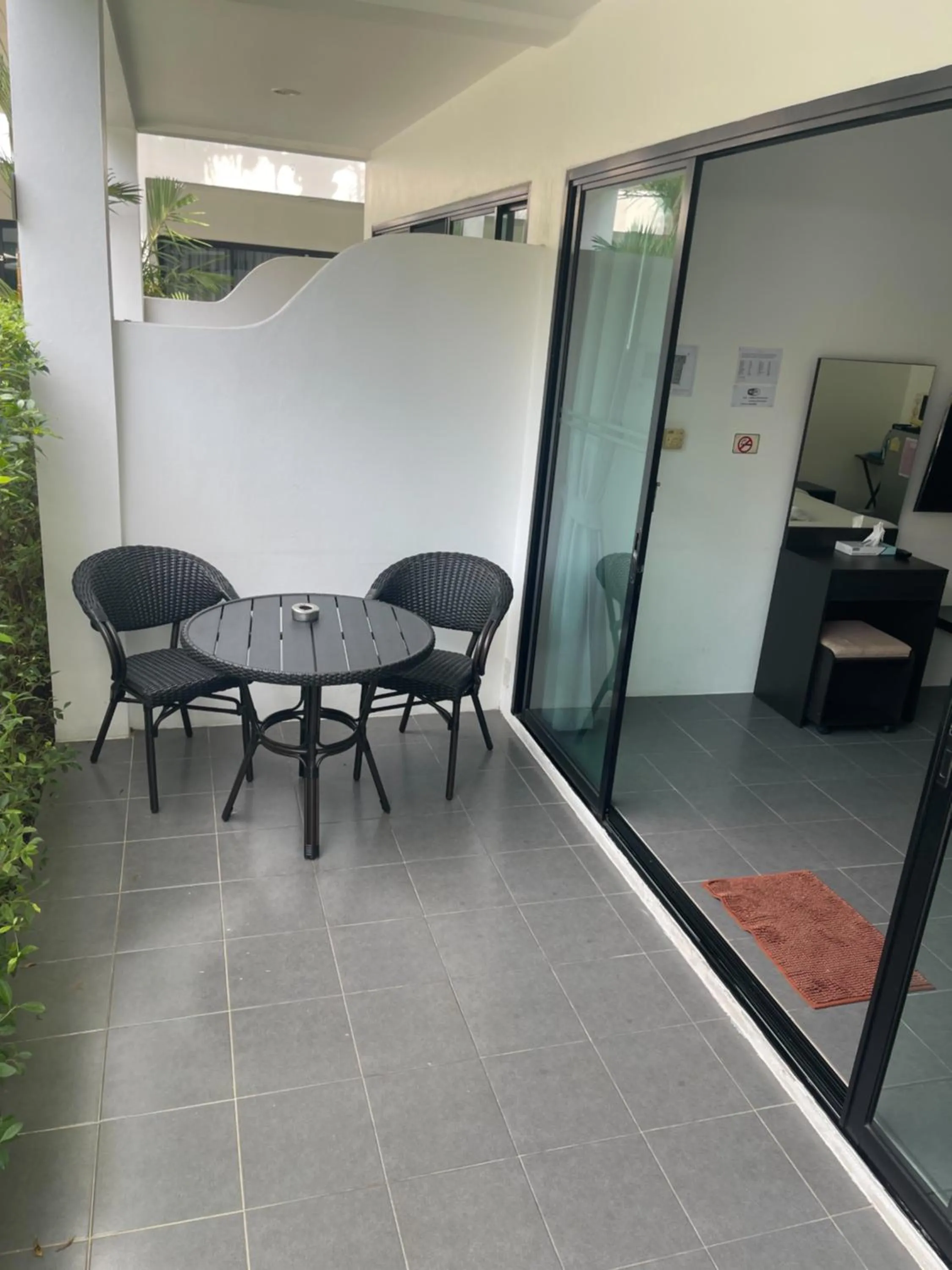 Balcony/Terrace in Lotus Bleu Resort & Restaurant