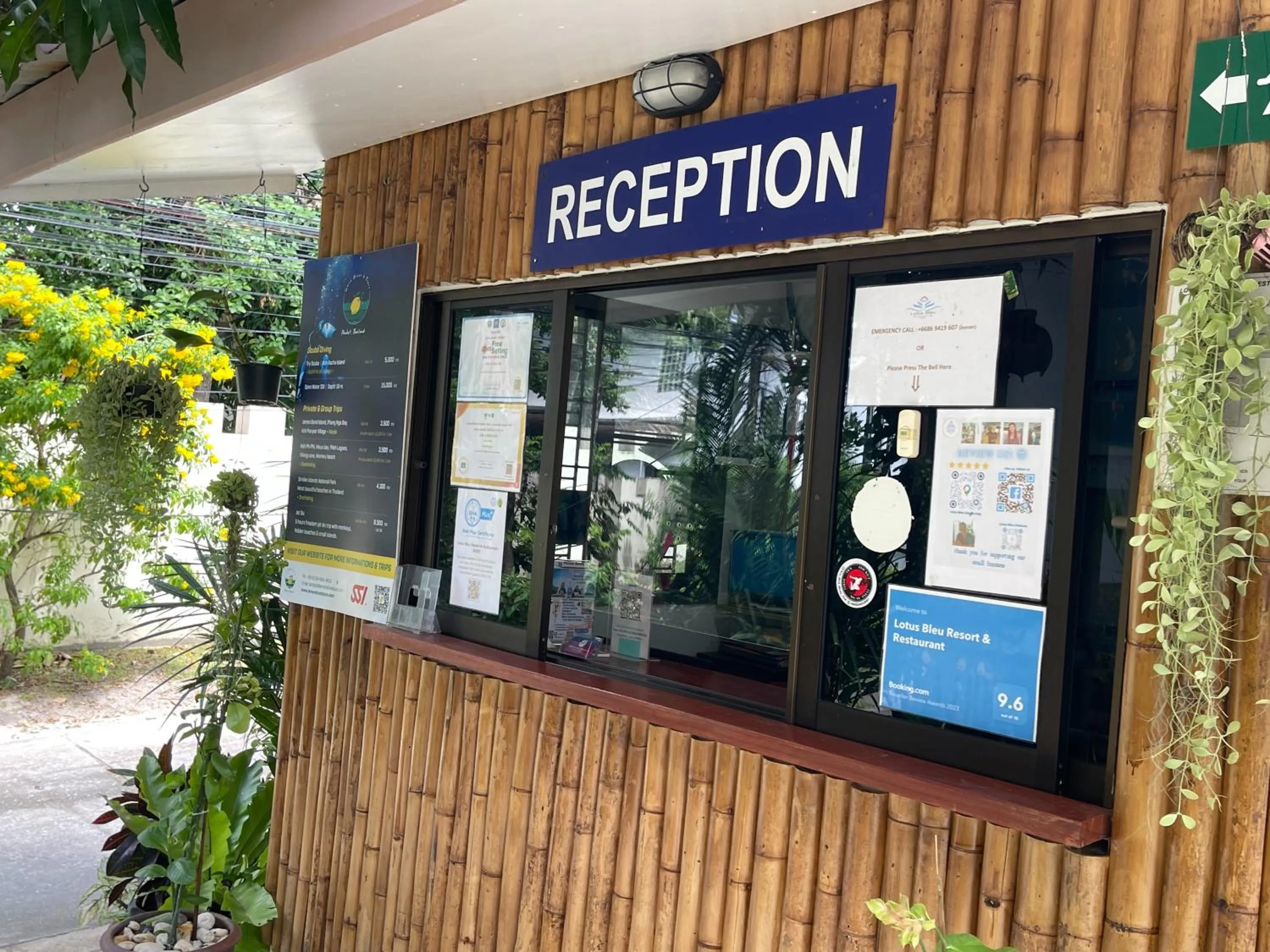 Property building in Lotus Bleu Resort & Restaurant