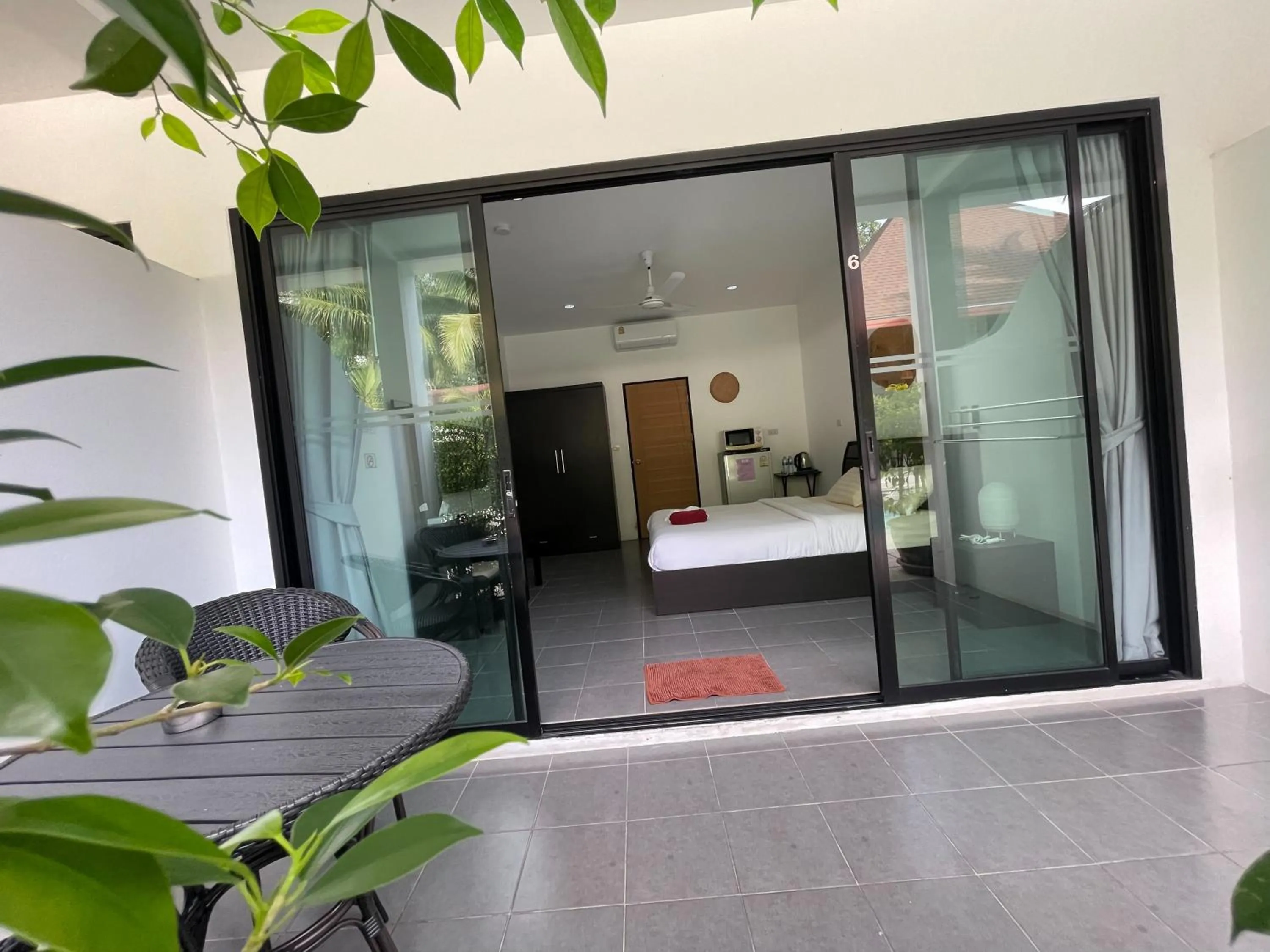 View (from property/room), Bed in Lotus Bleu Resort & Restaurant