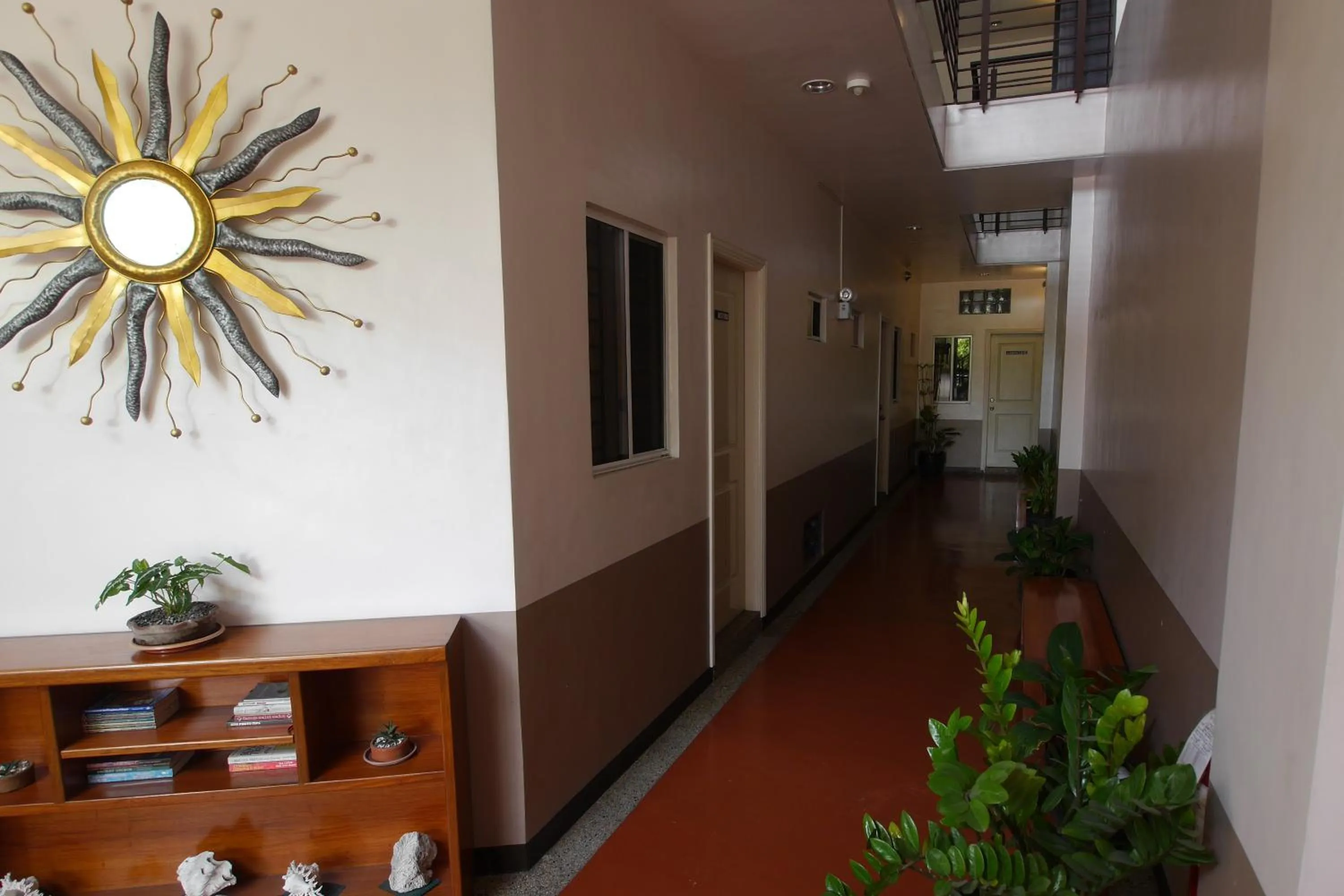 Facade/entrance in New Manila Suites