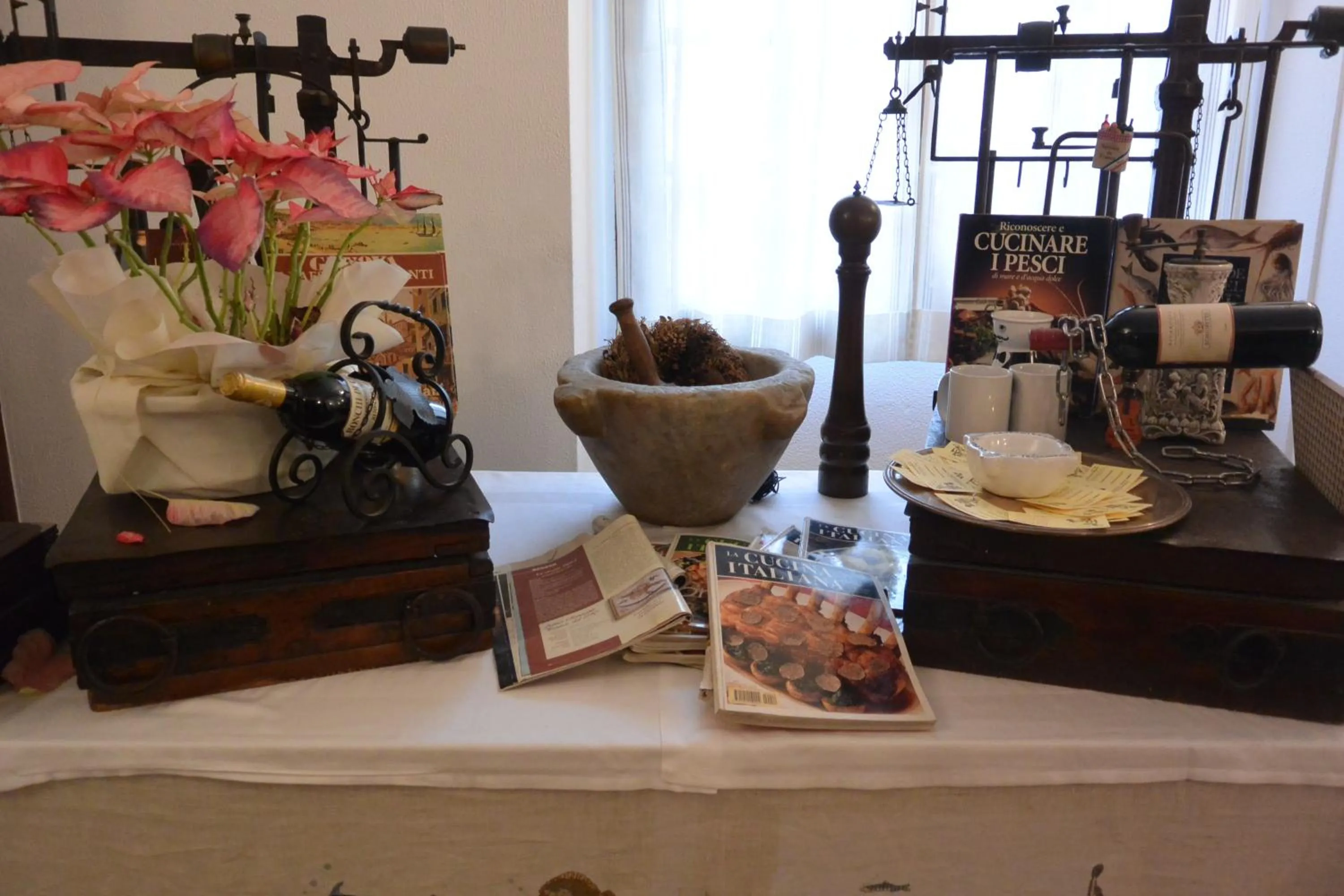 Decorative detail in Albergo Panson