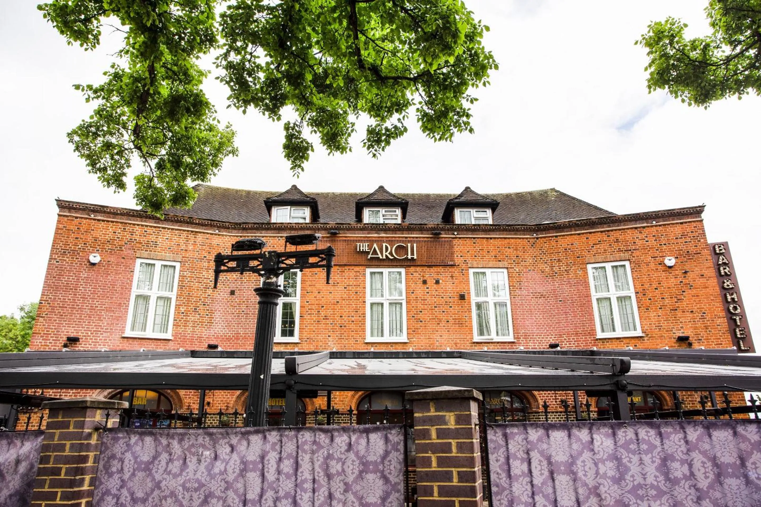 Facade/entrance in OYO The Arch, Wembly Stadium
