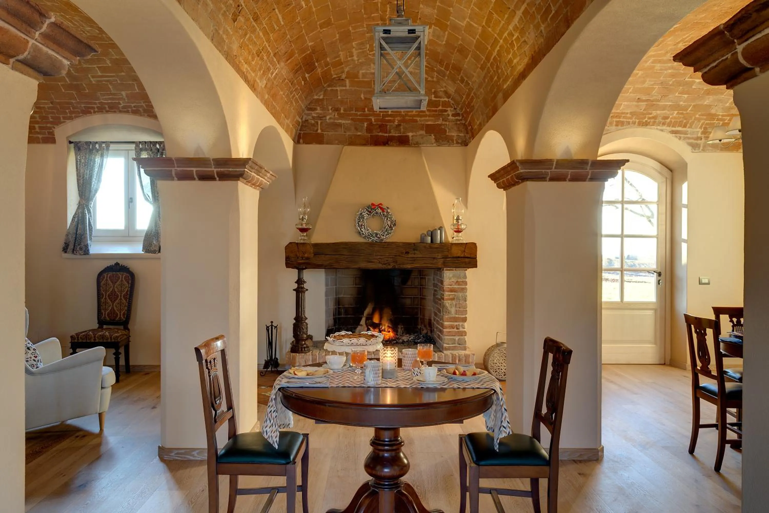 Communal lounge/ TV room in Podere Demetra