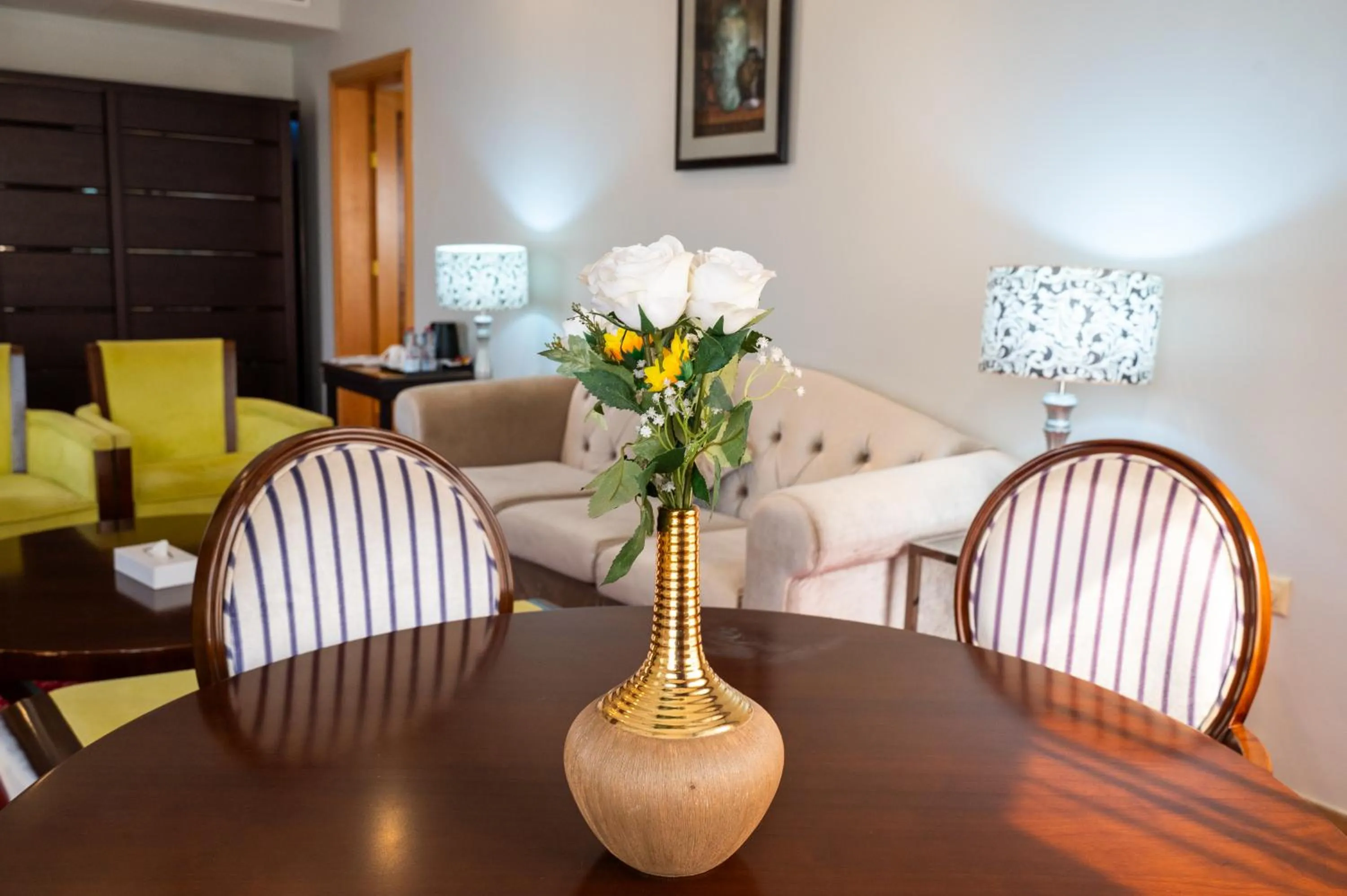 Seating area in Red Castle Hotel