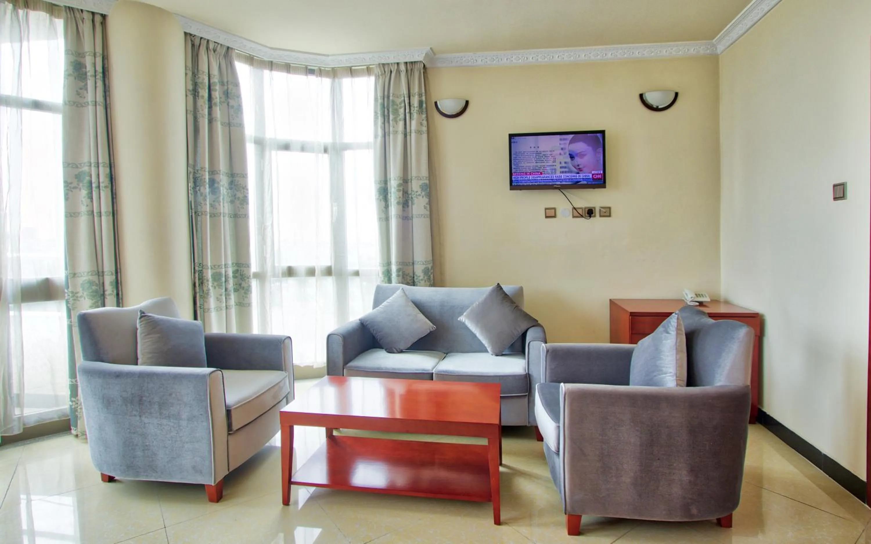 Bedroom in Hera Addis Hotel