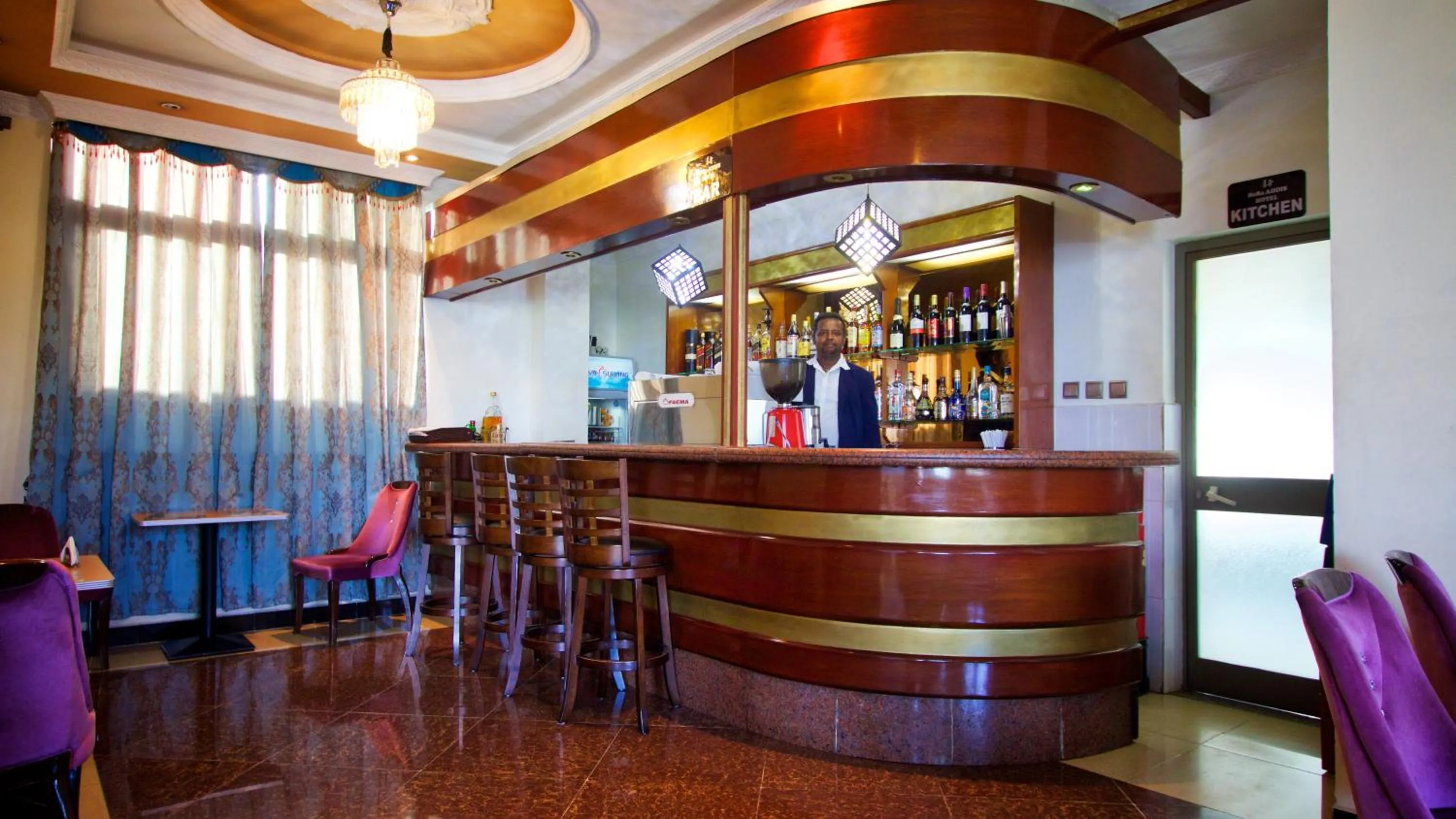 Lounge or bar in Hera Addis Hotel