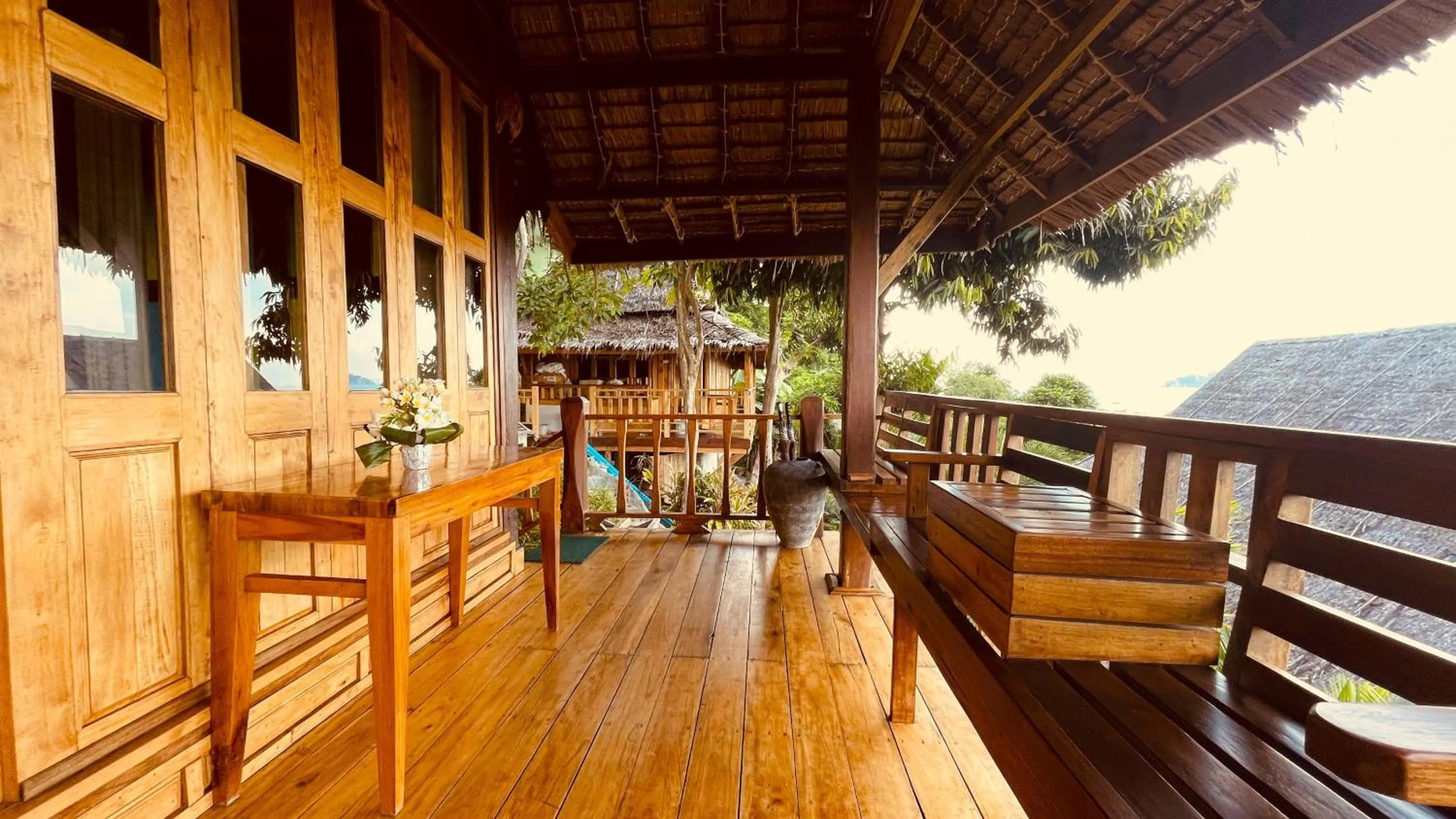 Balcony/Terrace in Phi Phi Phu Chalet Resort