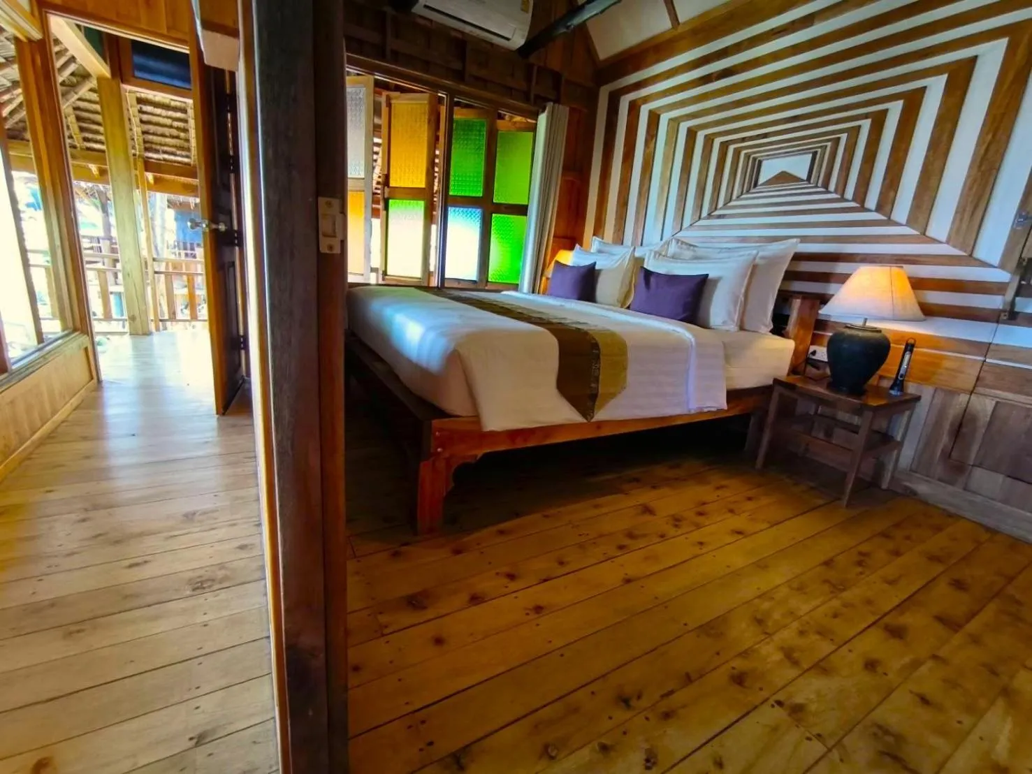 Bedroom, Bed in Phi Phi Phu Chalet Resort