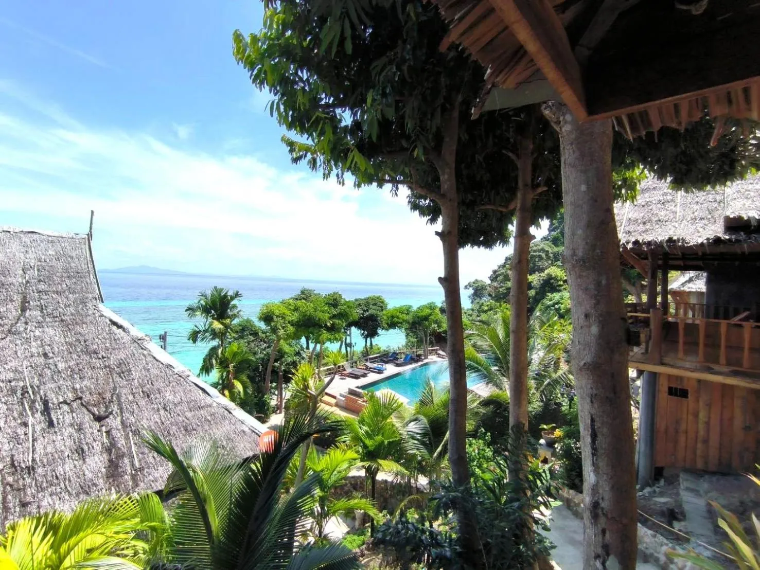 Pool view in Phi Phi Phu Chalet Resort