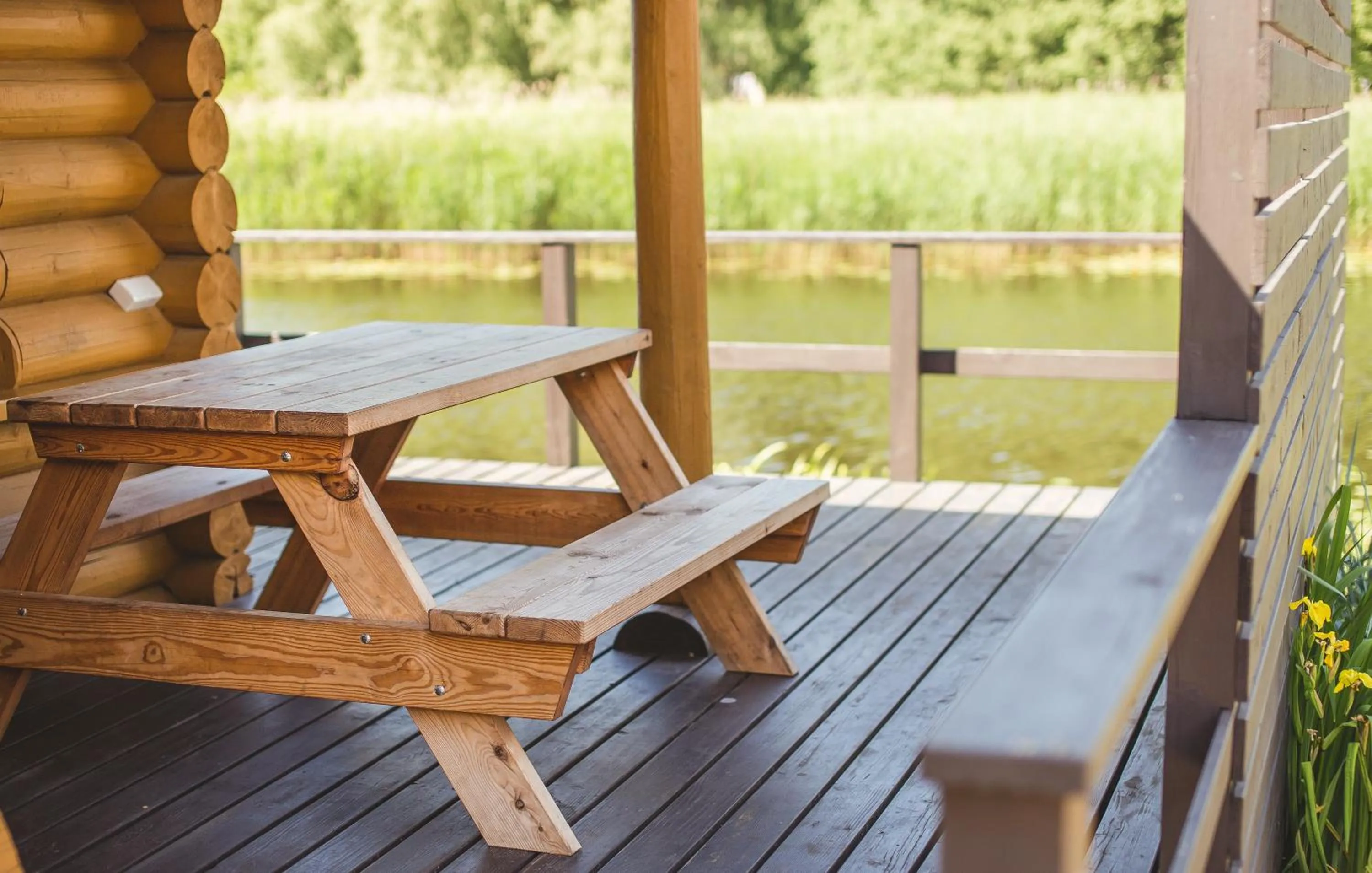 Balcony/Terrace in Vičiūnų poilsiavietė Šventojoje