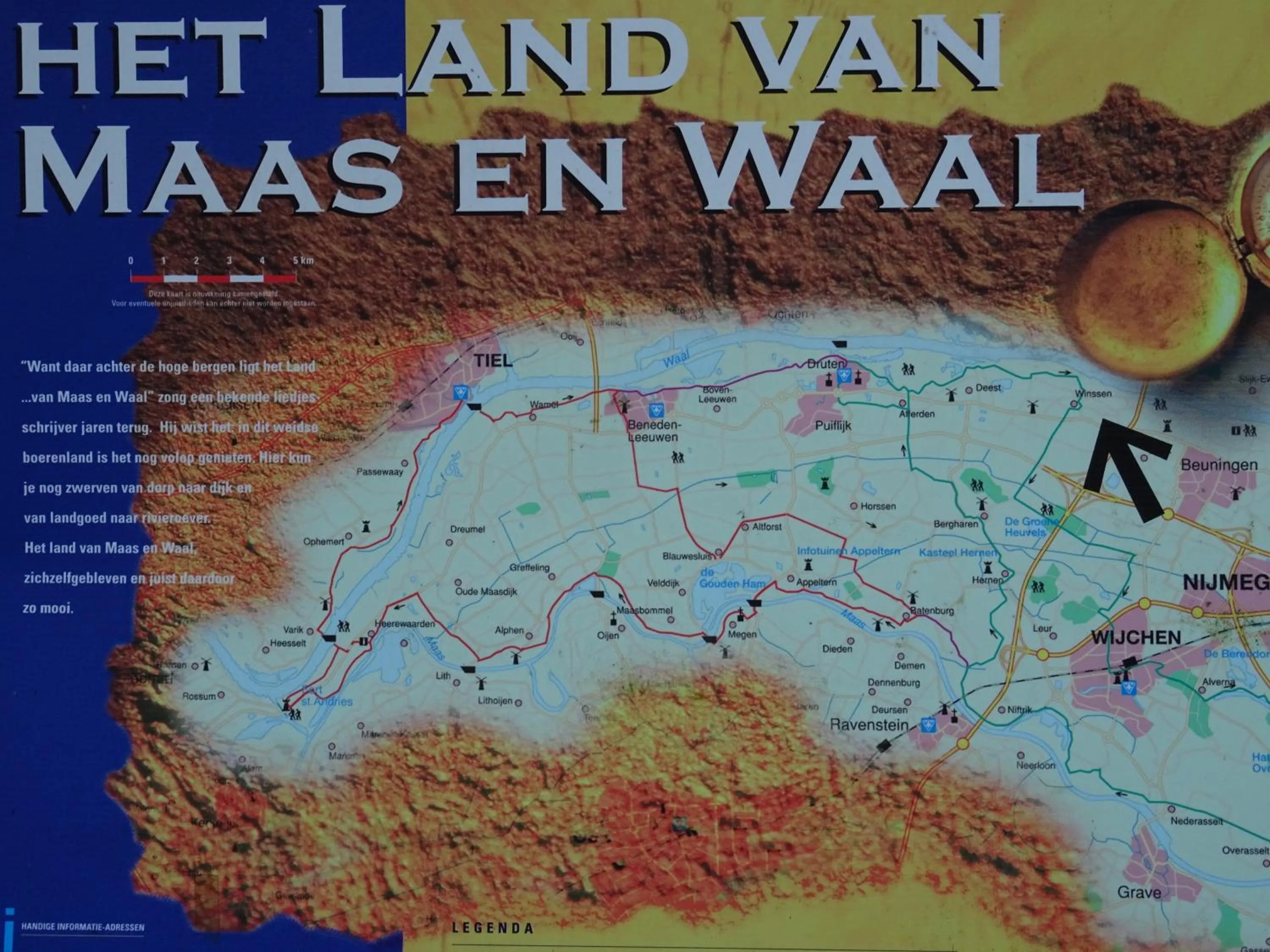 Hiking in Bed and Breakfast Maas en Waal