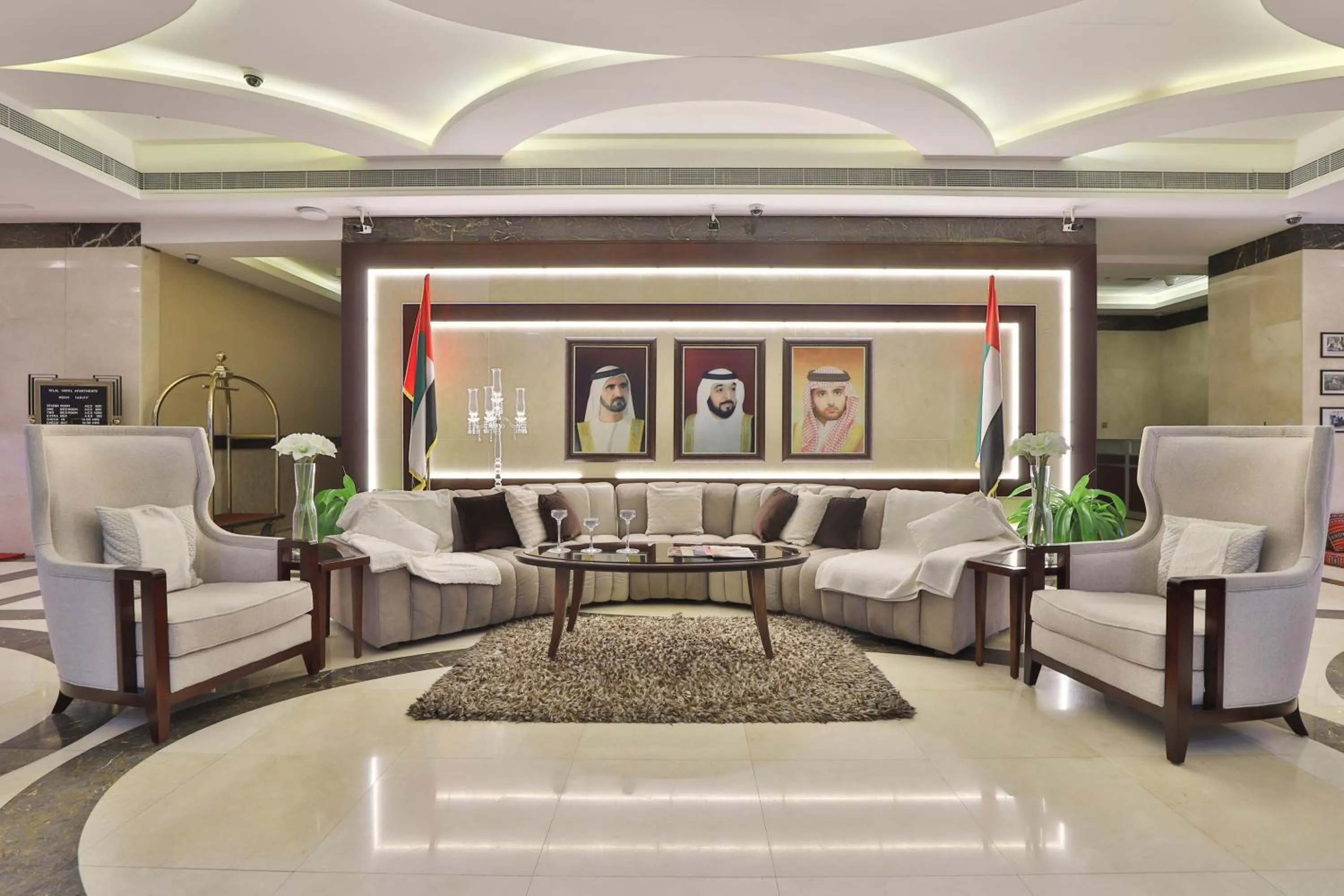Lobby or reception in Telal Hotel Apartments