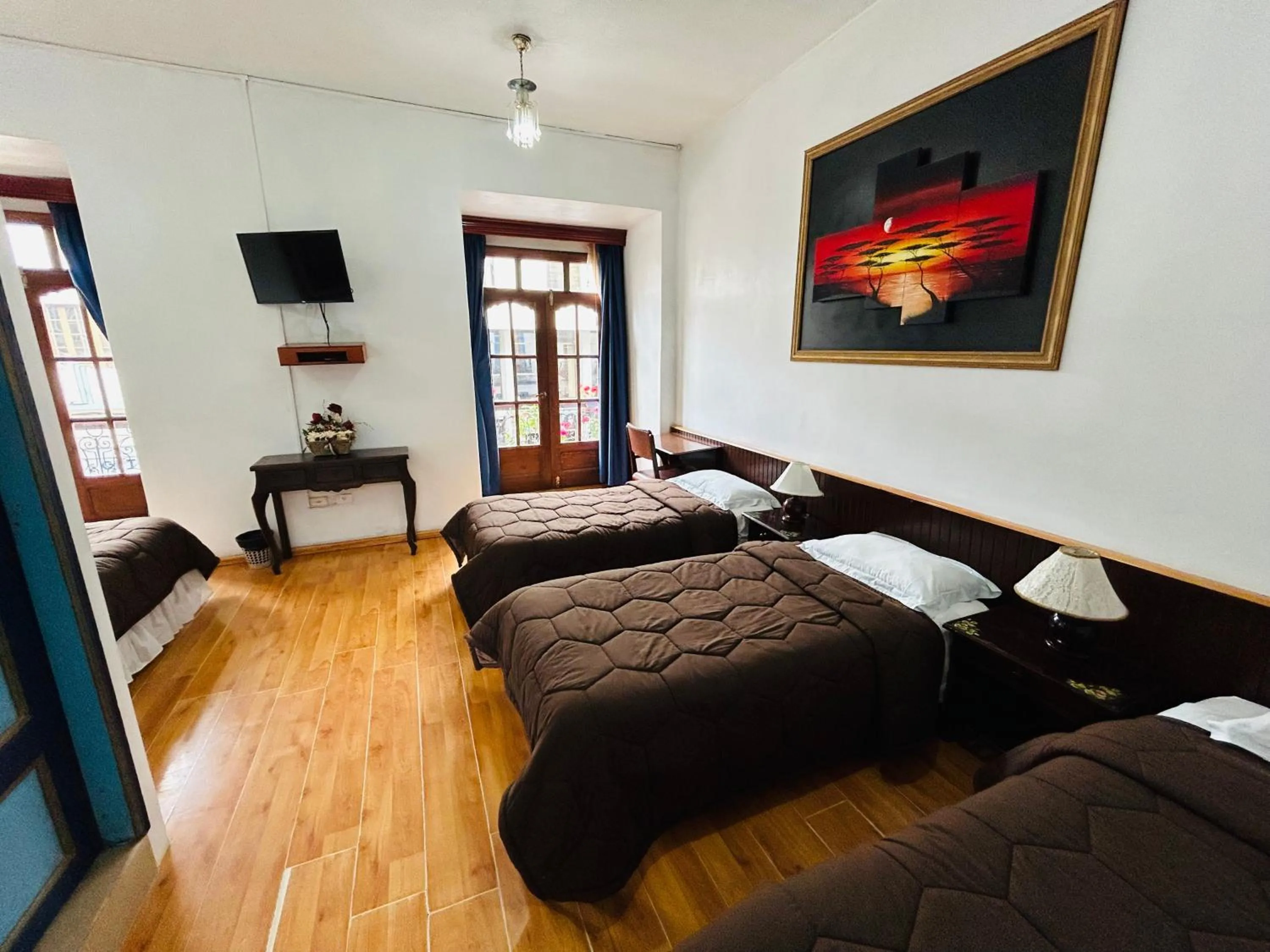 Decorative detail, Bed in Hotel Montecarlo