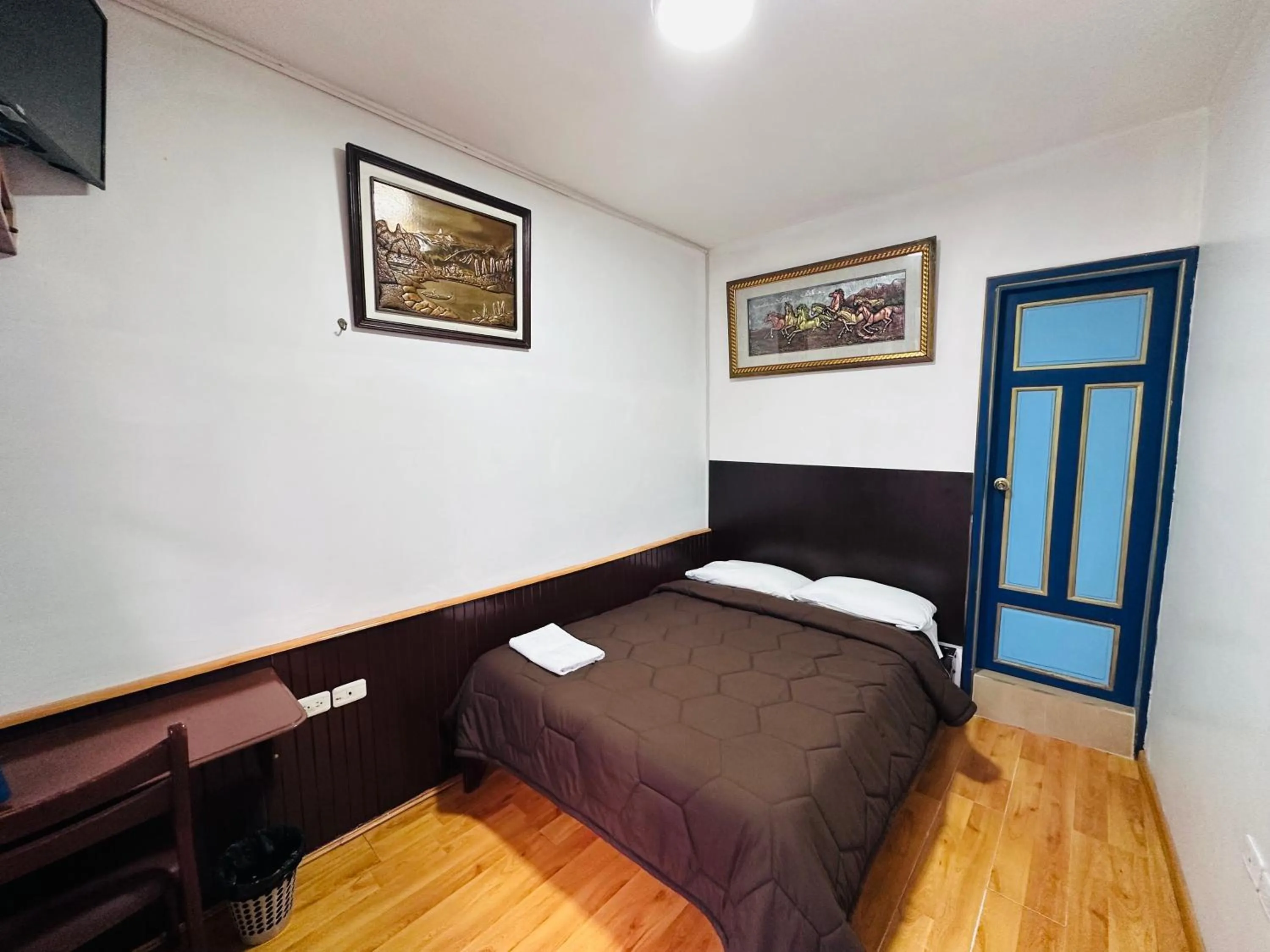 Decorative detail, Bed in Hotel Montecarlo