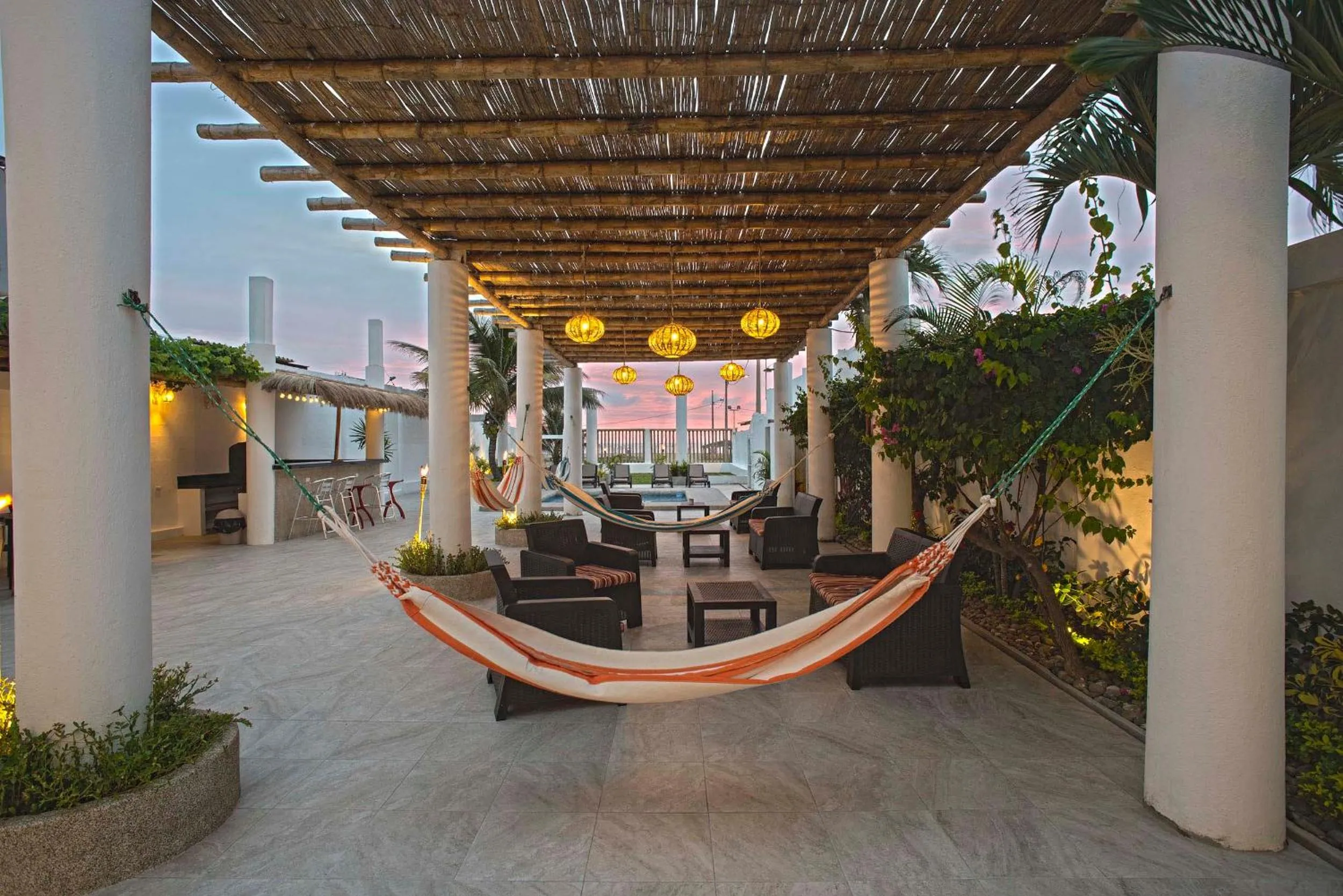 Garden in Hotel La Ría Playas