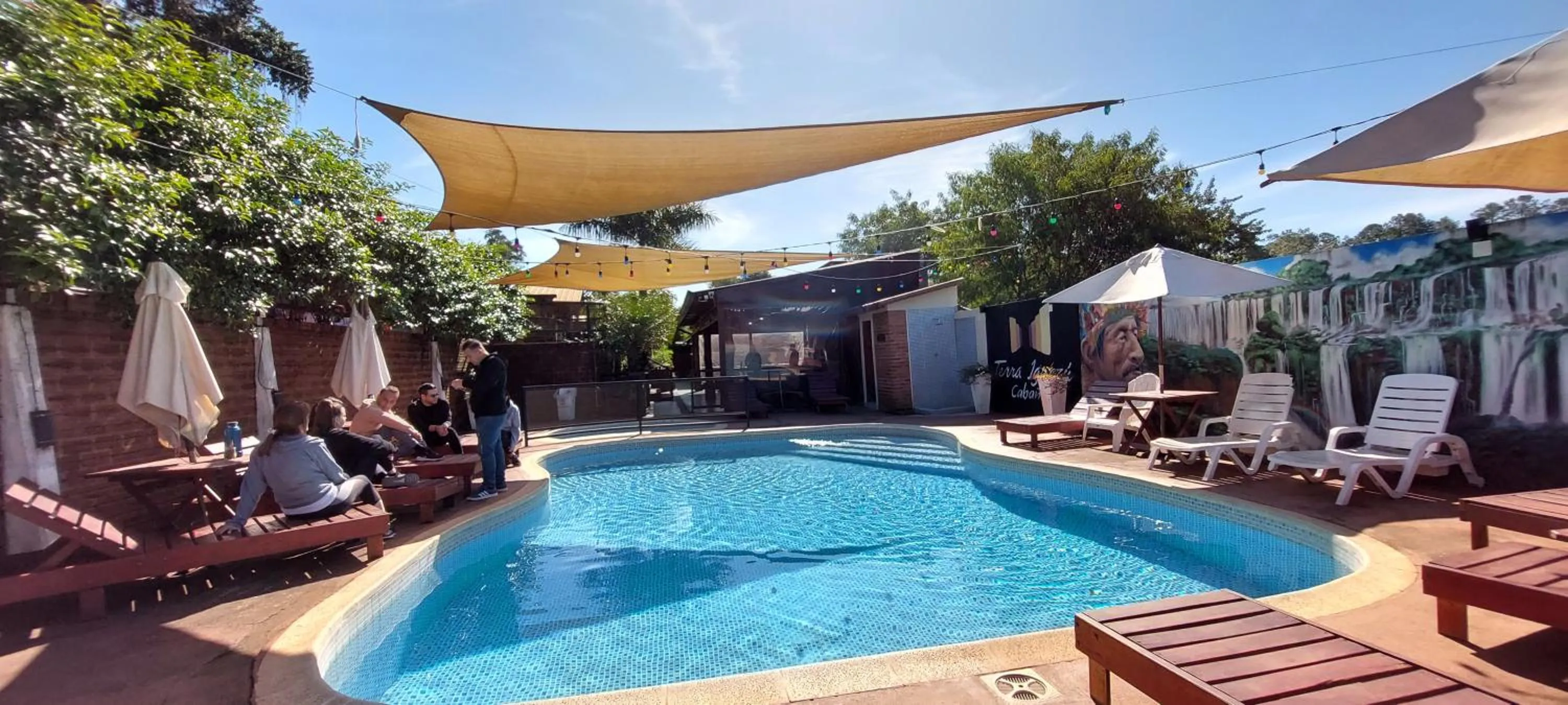 Swimming pool in Terra Iguazú Cabañas