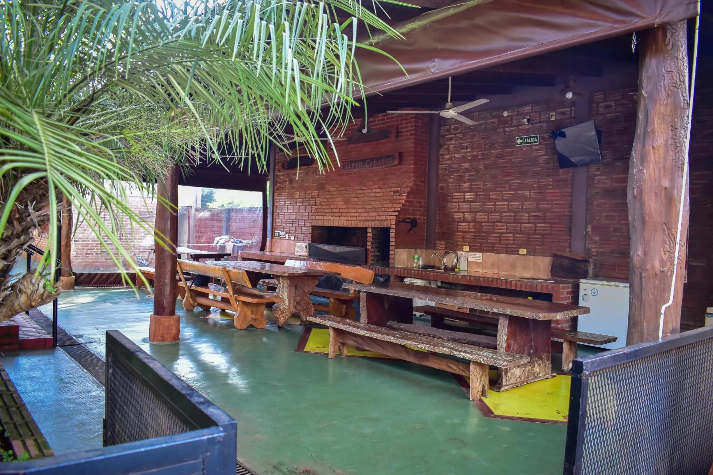 Patio in Terra Iguazú Cabañas
