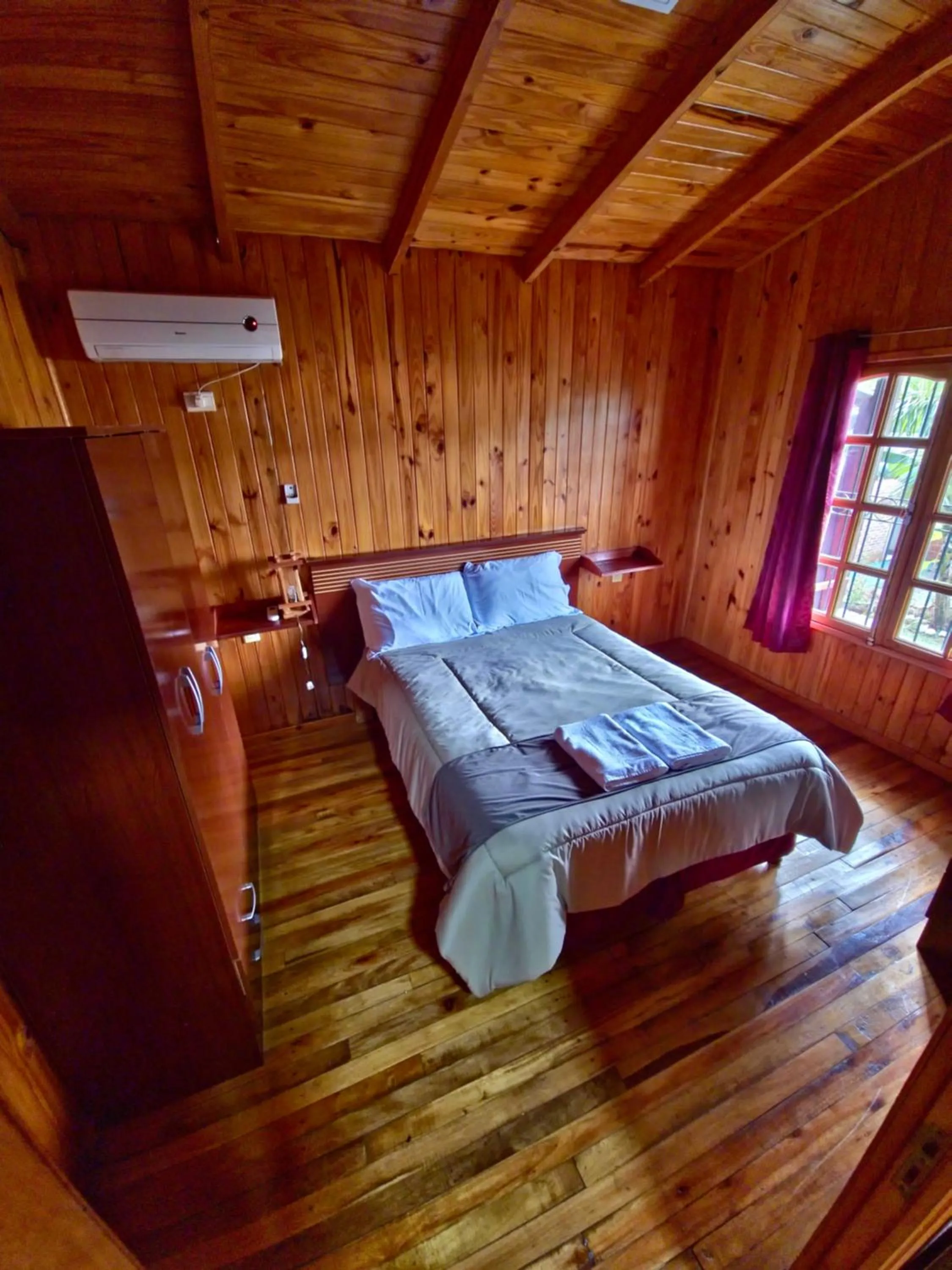 Bed in Terra Iguazú Cabañas