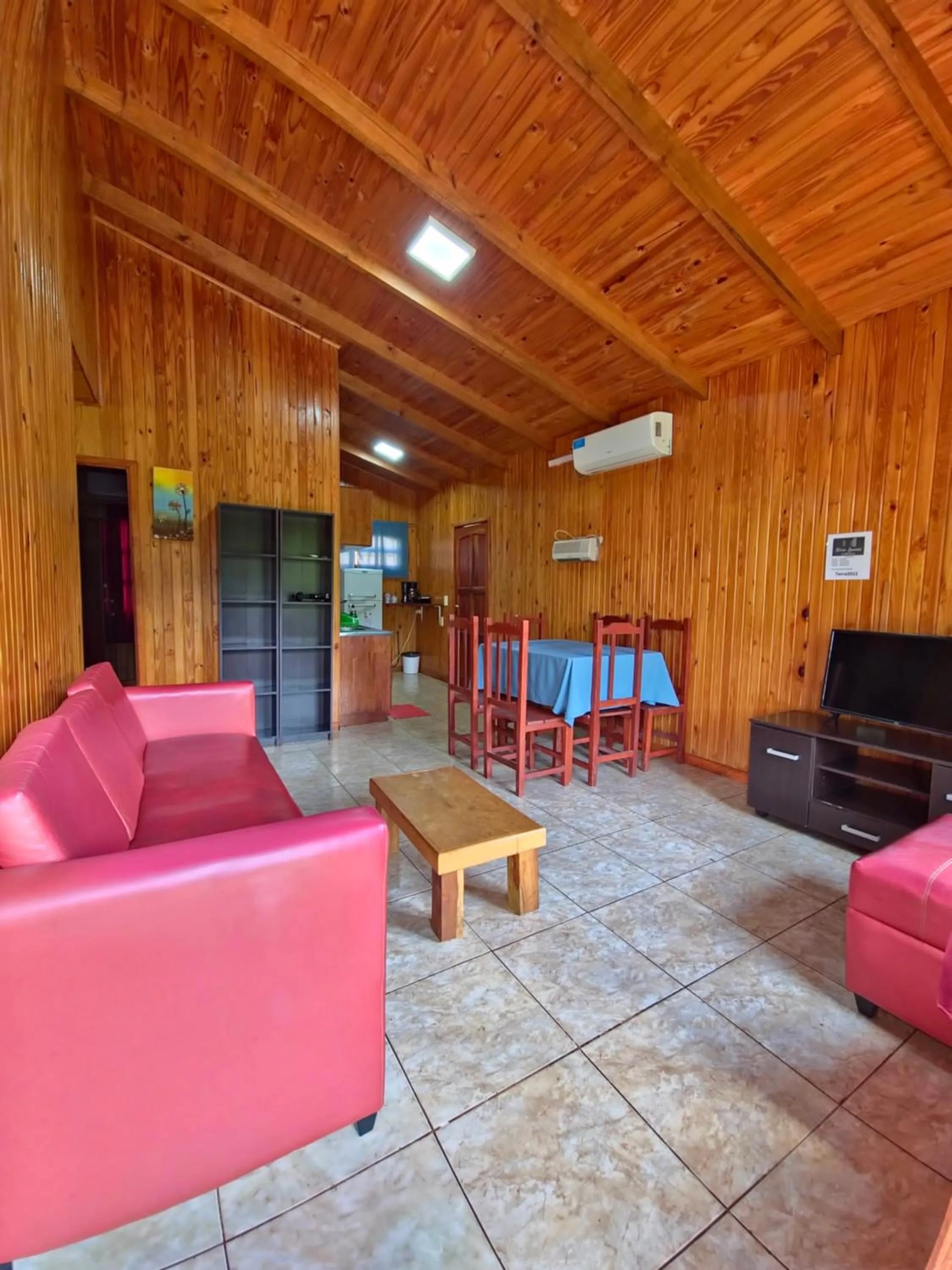 Living room in Terra Iguazú Cabañas
