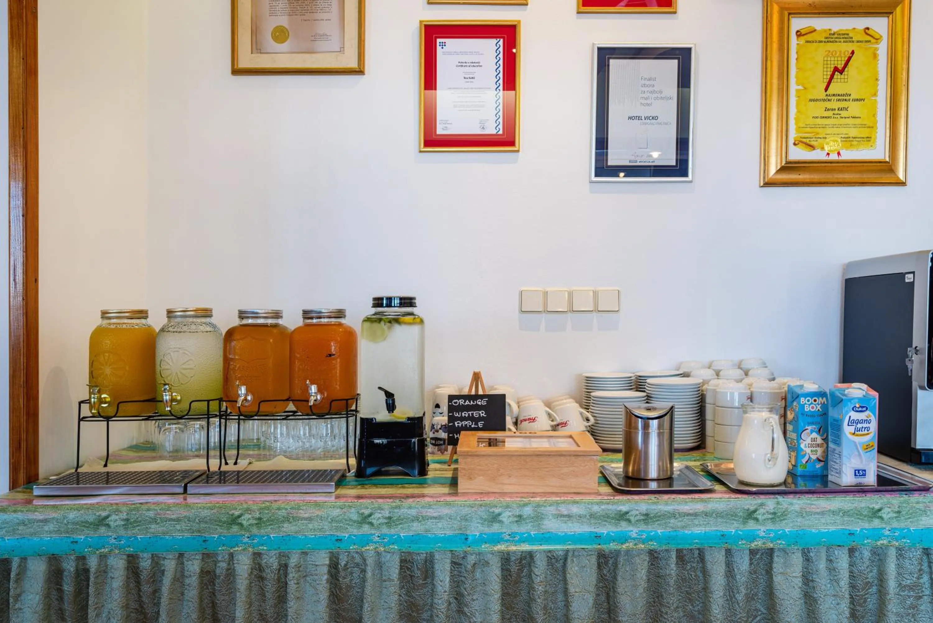 Breakfast in Hotel Vicko