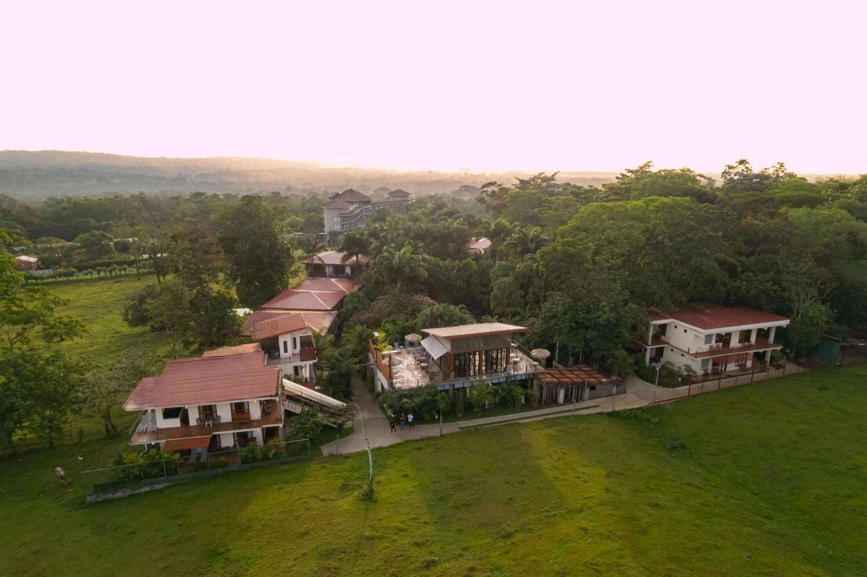 Natural landscape in Paradise Hot Springs - Thermal Water & Volcano Views