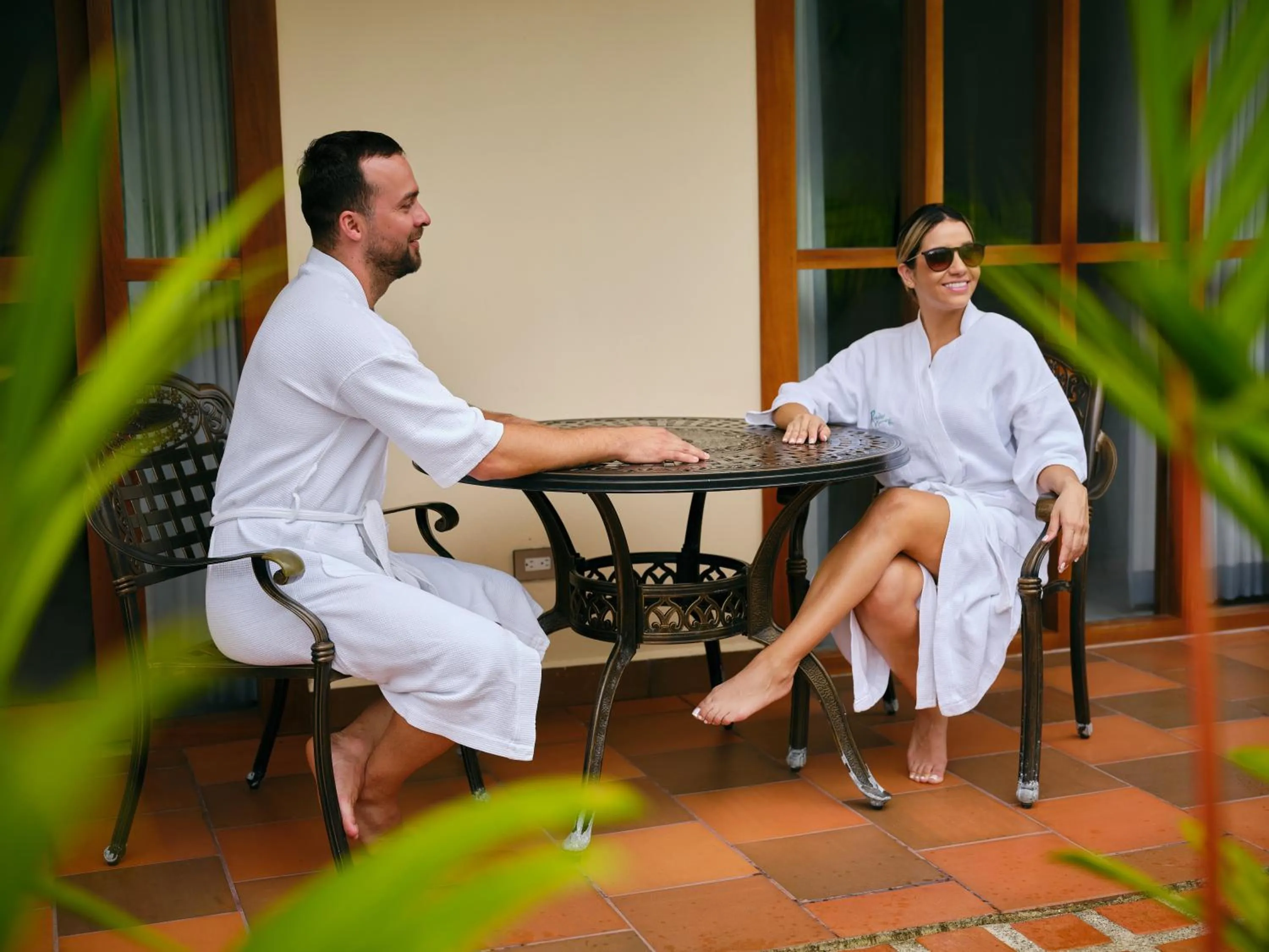 Balcony/Terrace in Paradise Hot Springs - Thermal Water & Volcano Views