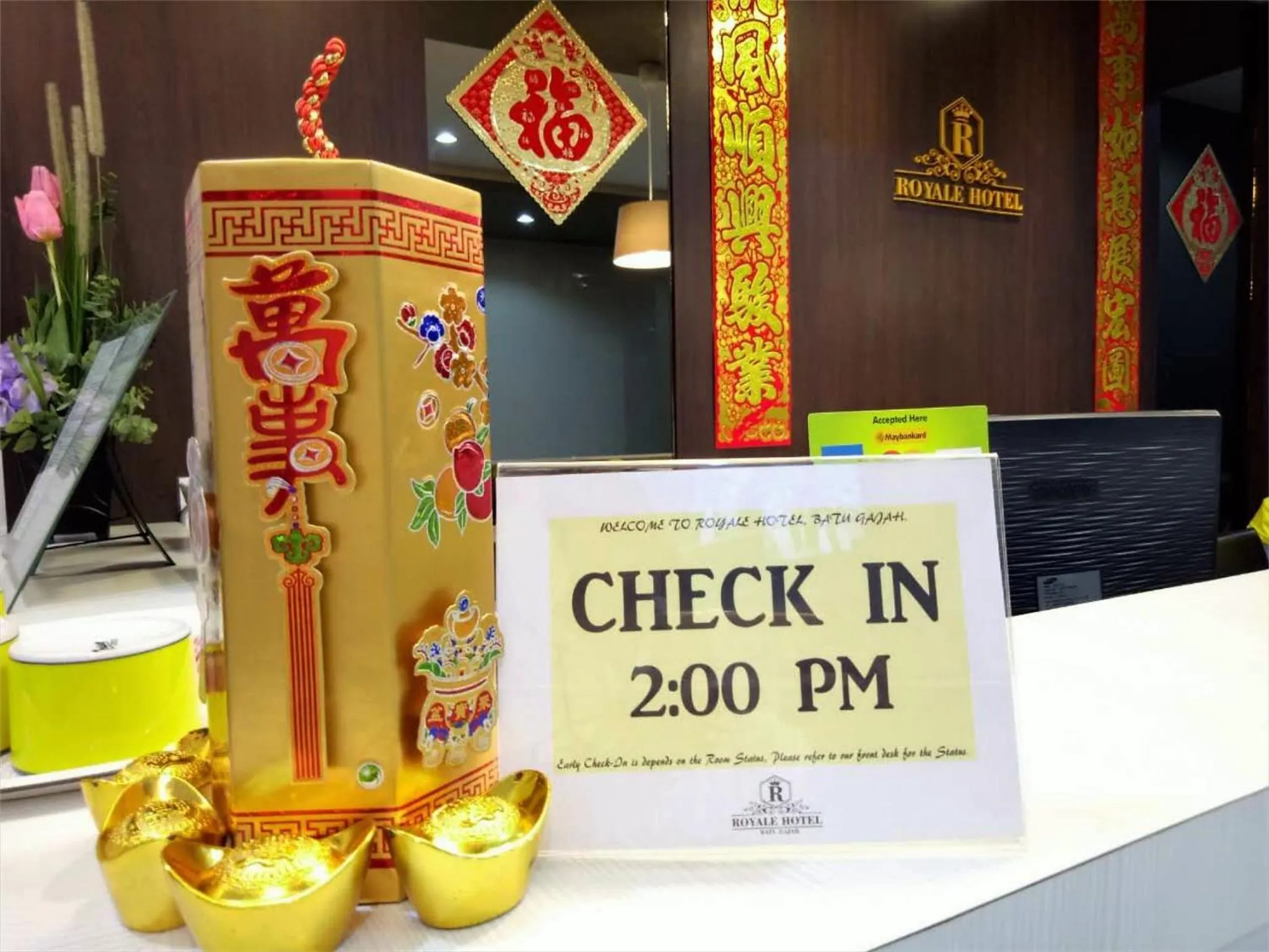 Lobby or reception in Royale Hotel Batu Gajah