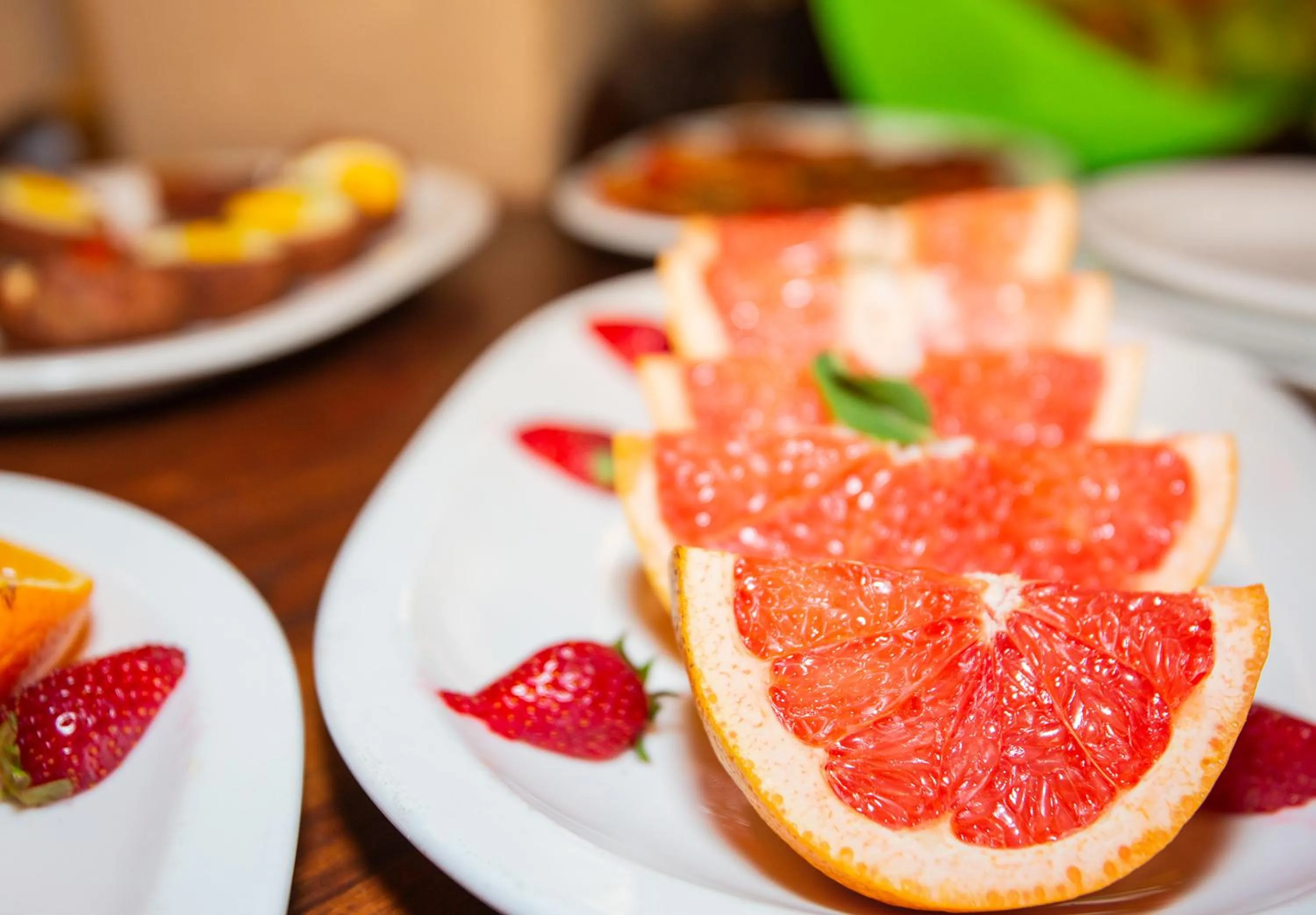 Buffet breakfast in Island Safari Lodge
