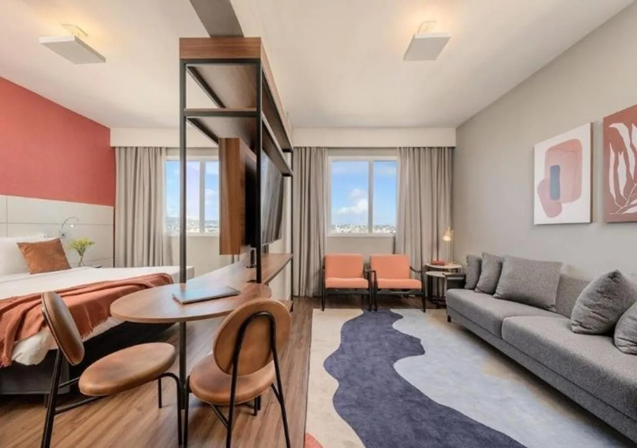 TV and multimedia, Bed in Intercity Porto Alegre Cidade Baixa