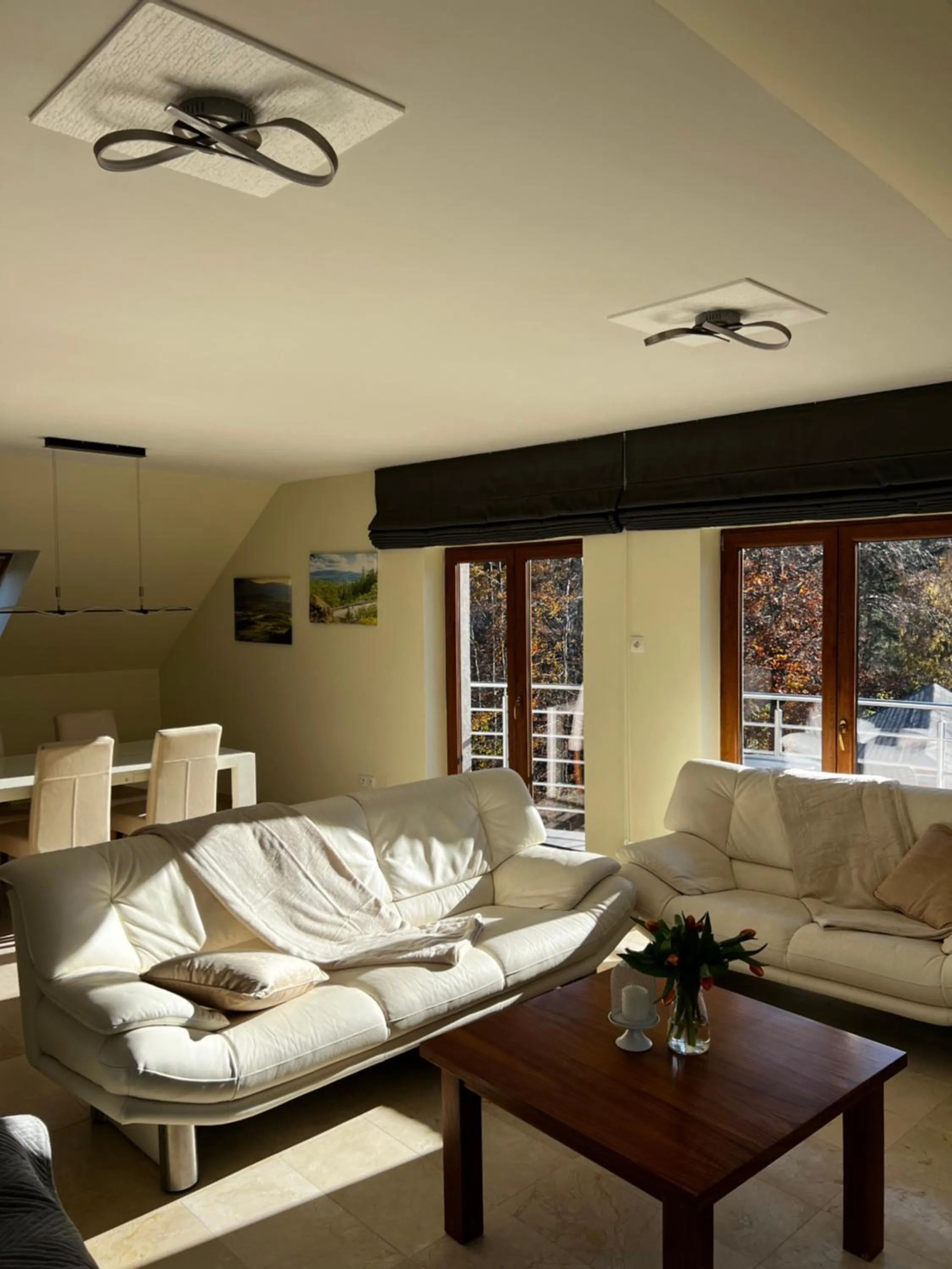 Living room in Szara Willa tuż przy wyciągu na Szrenicę