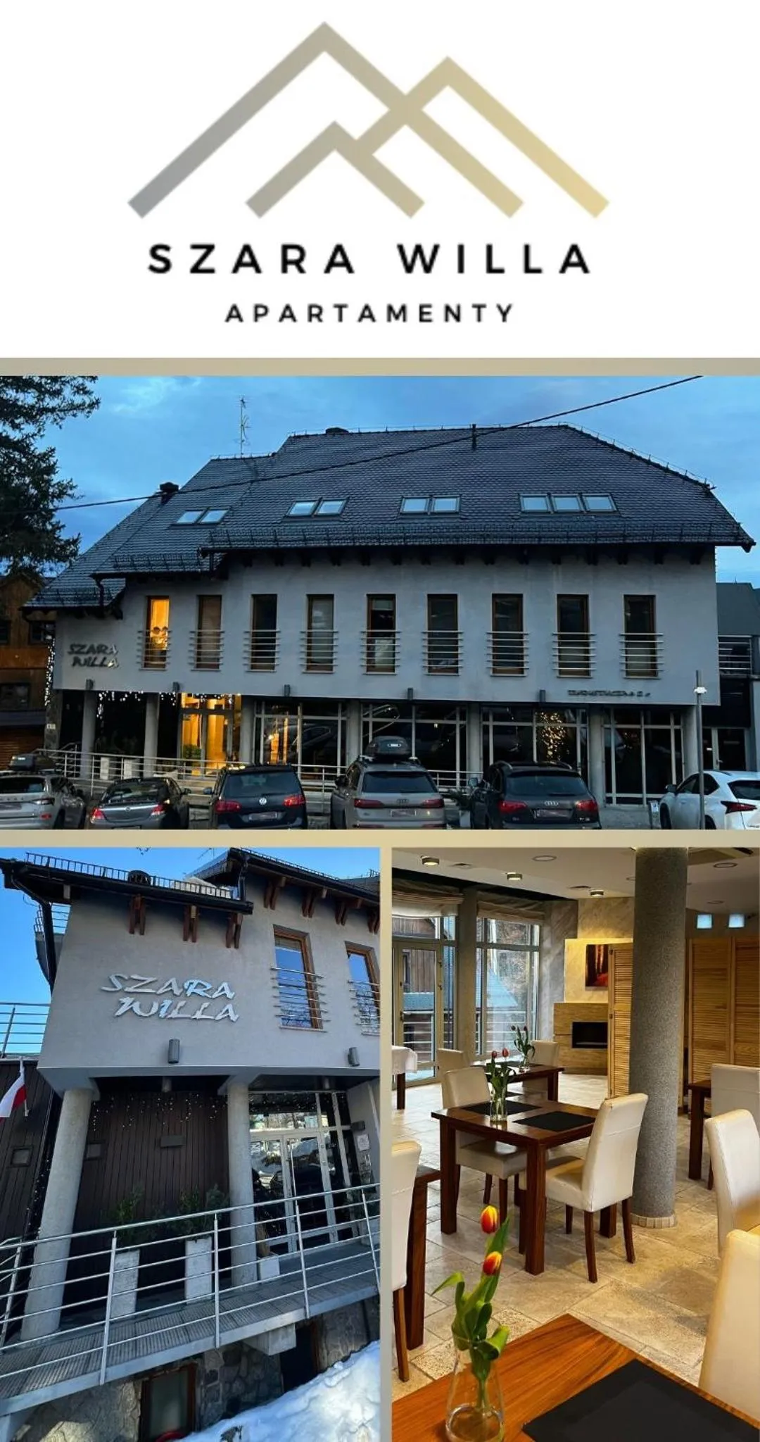 Szara Willa tuż przy wyciągu na Szrenicę